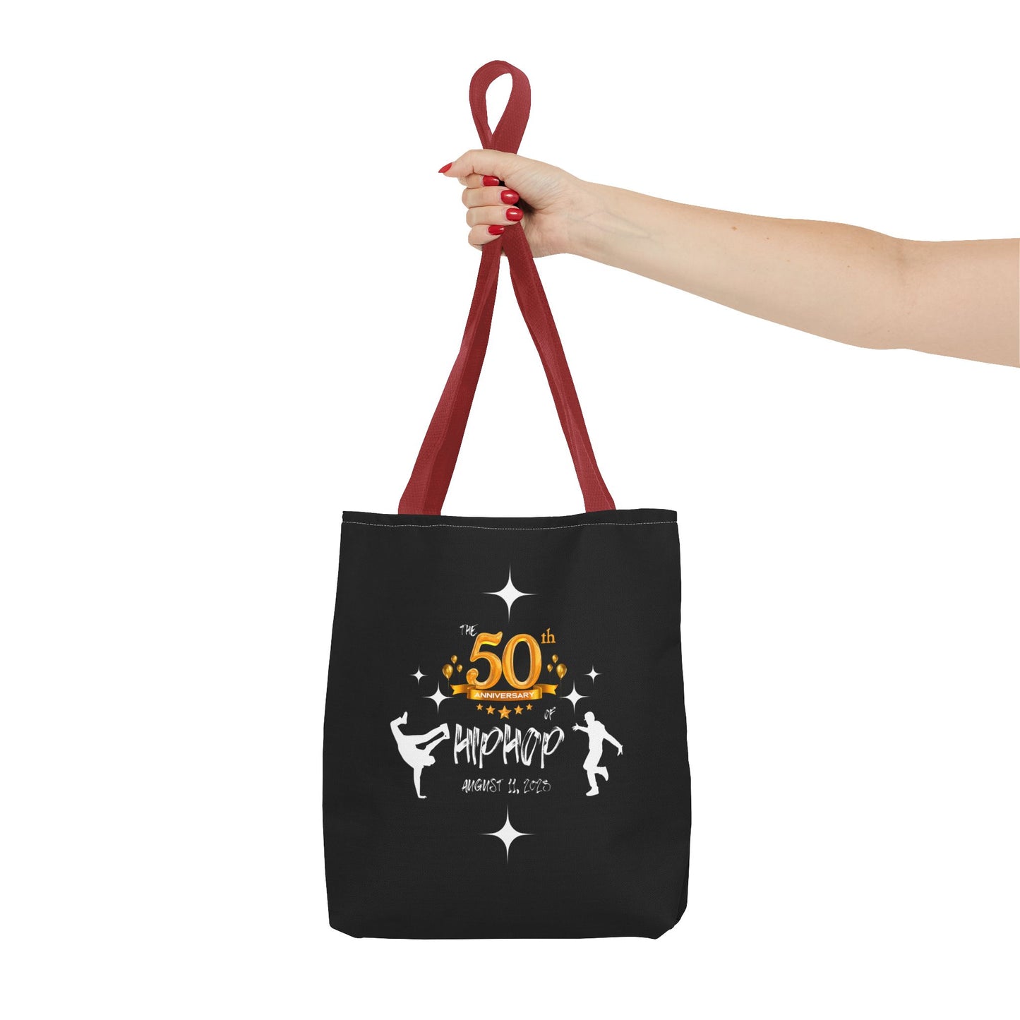Unisex 50th Anniversary of HipHop August 11, 2023 Commemorative Tote Bag HipHop Anniversary Tote Music Fan Tote Bag Gift For DJ Music Lover