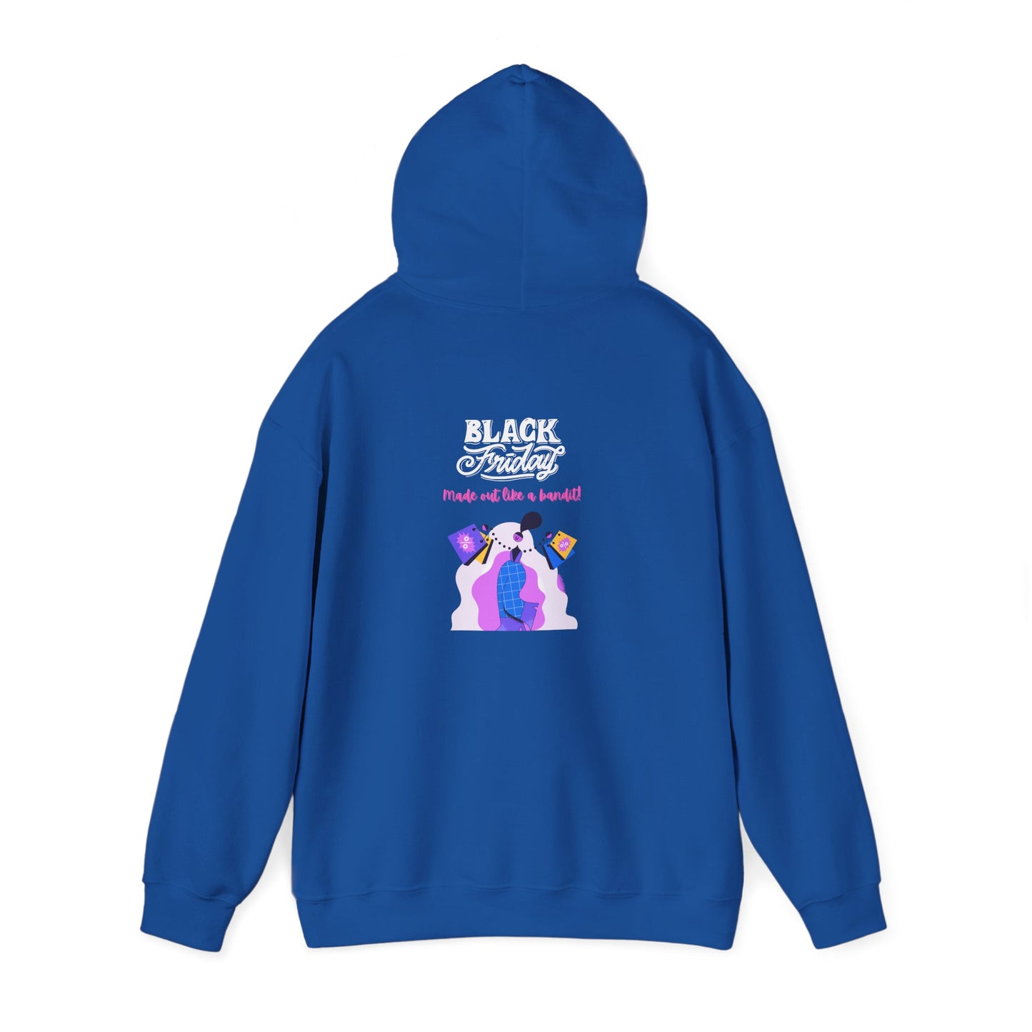 Unisex Black Friday Christmas Shopping Hooded Sweatshirt