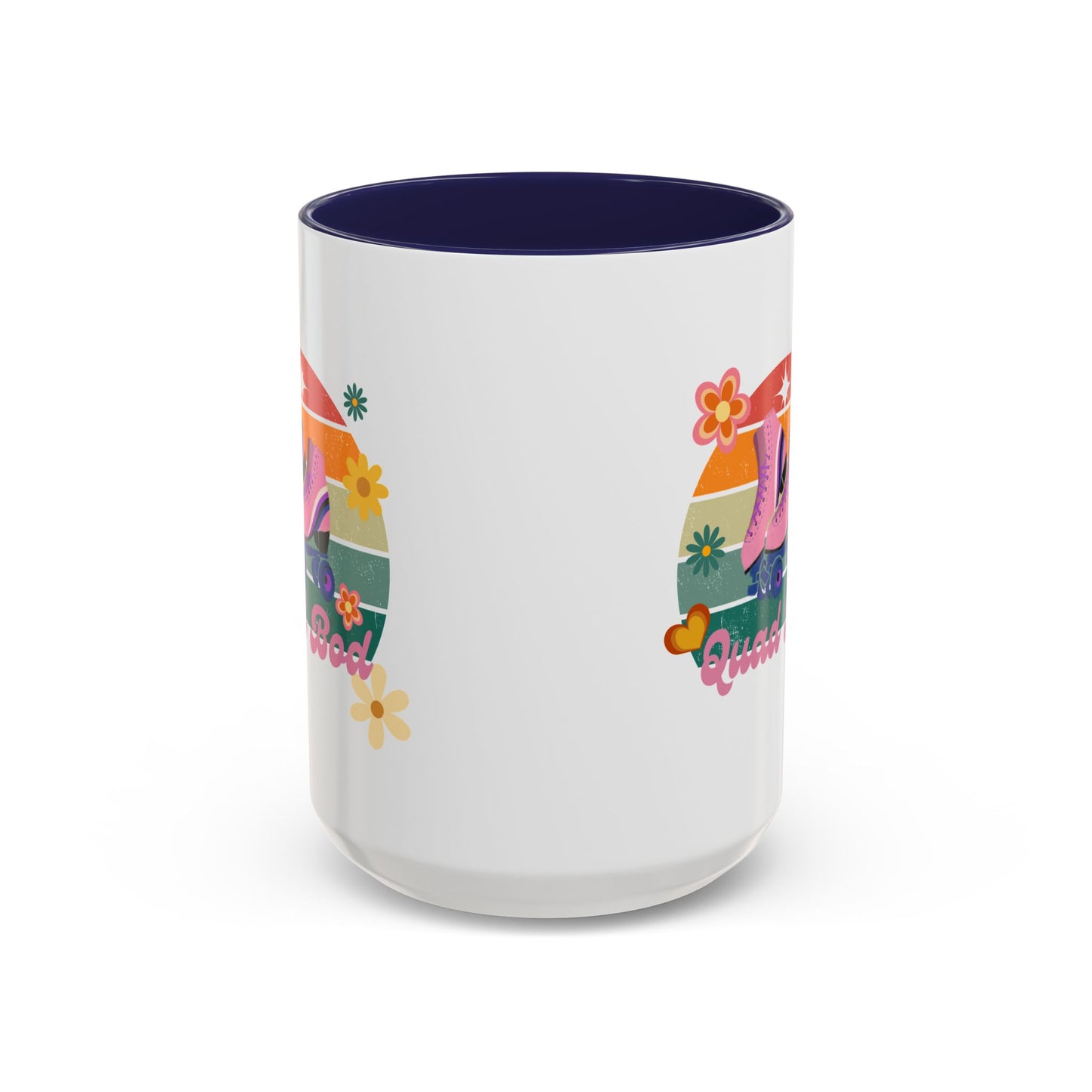 11oz/15oz Retro Vibes Roller Skate Quad Bod Coffee Mug
