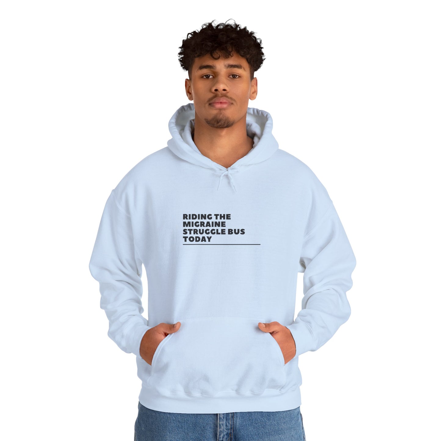 Unisex Migraine Day Invisible Illness Warrior Hooded Sweatshirt