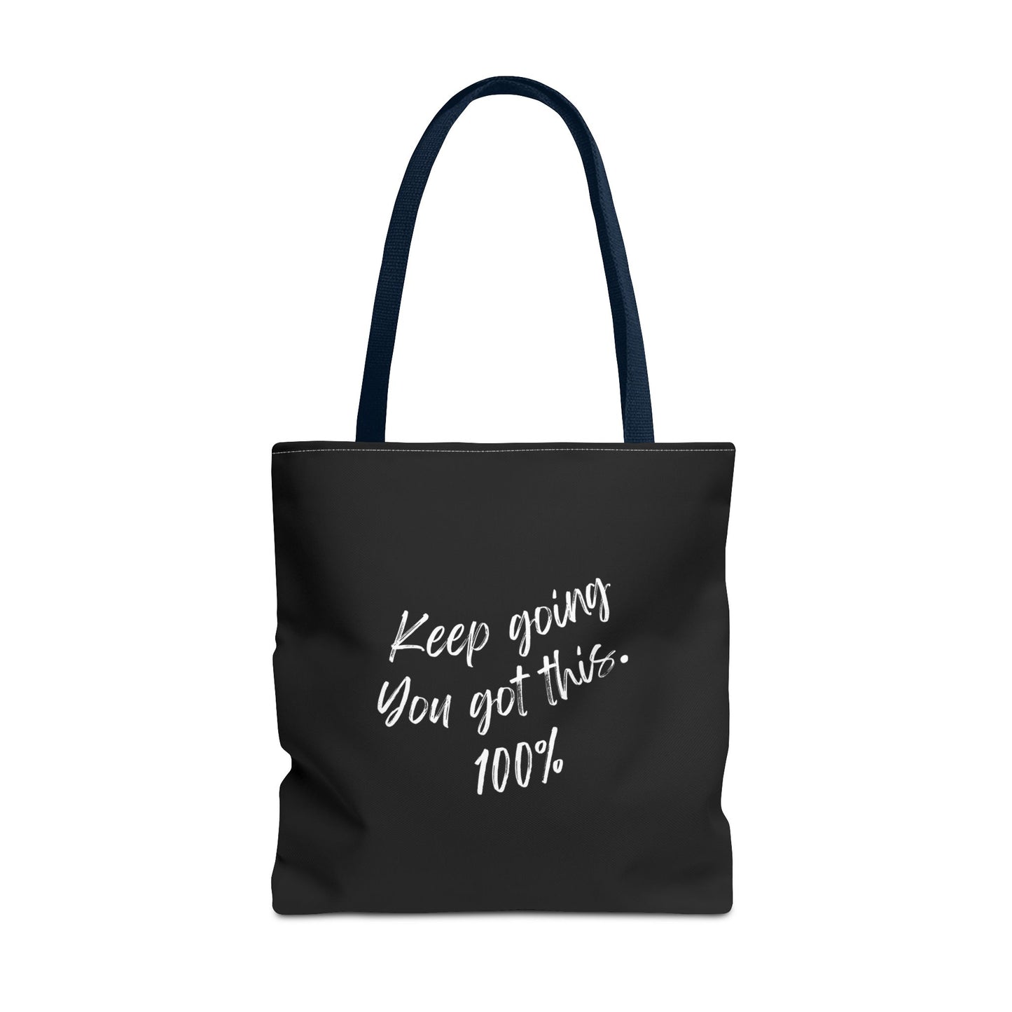 Unisex Positive Motivational Words of Encouragement Mental Health Awareness Reusable Tote Bag