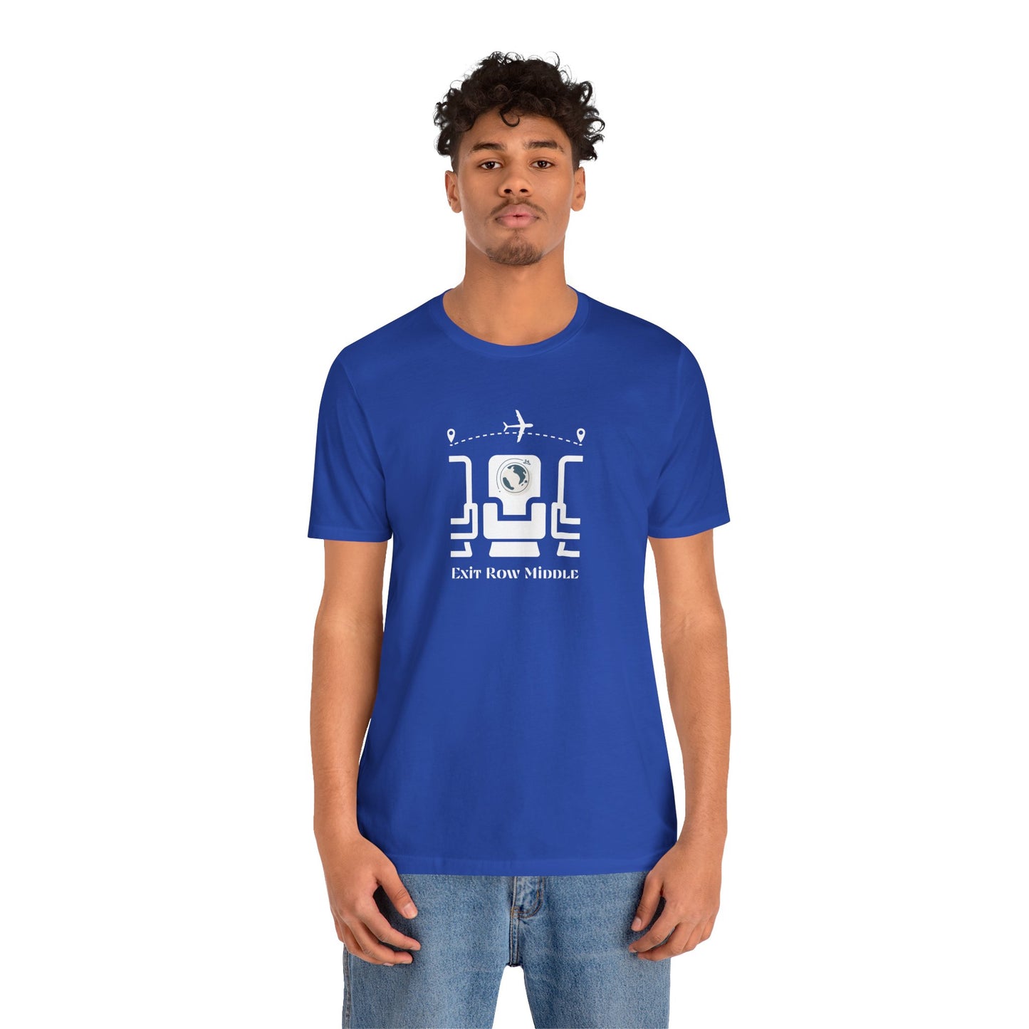 Unisex Jersey Short Sleeve Exit Row Middle Travel T-Shirt