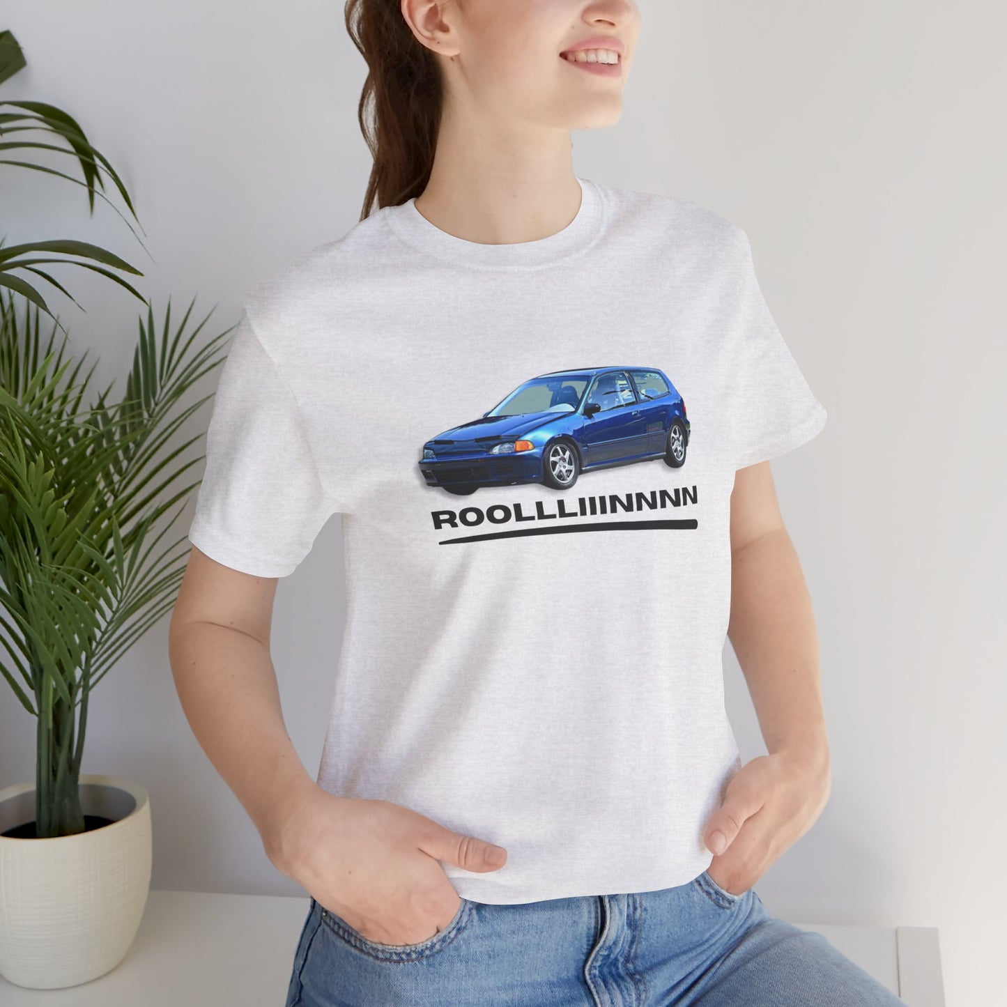 Unisex Jersey Short Sleeve Rolllllin Civic Hatchback Appreciation T-Shirt