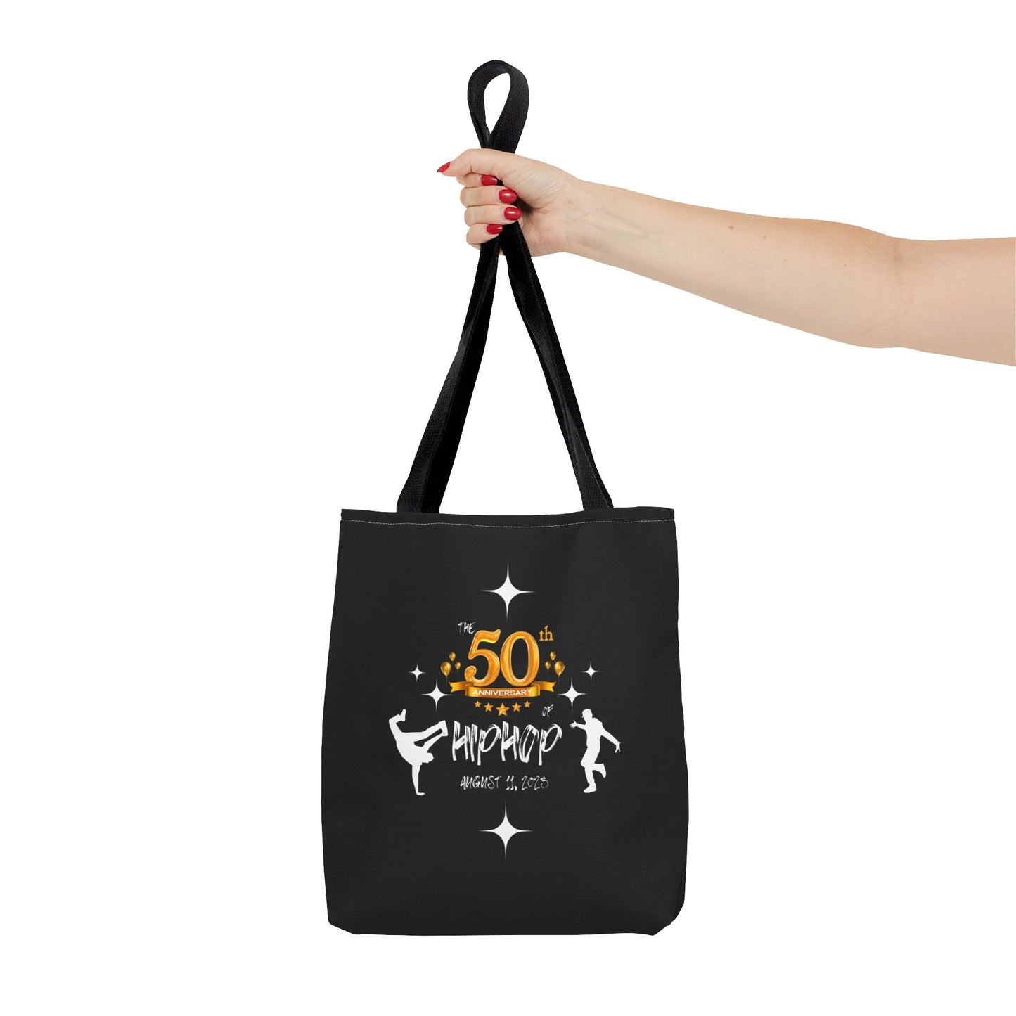Unisex 50th Anniversary of HipHop August 11, 2023 Commemorative Tote Bag HipHop Anniversary Tote Music Fan Tote Bag Gift For DJ Music Lover