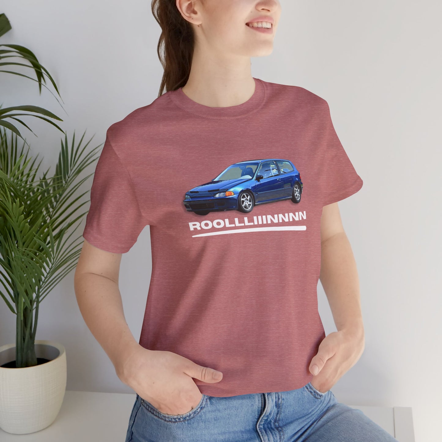 Unisex Jersey Short Sleeve Rolllllin Civic Hatchback Appreciation T-Shirt