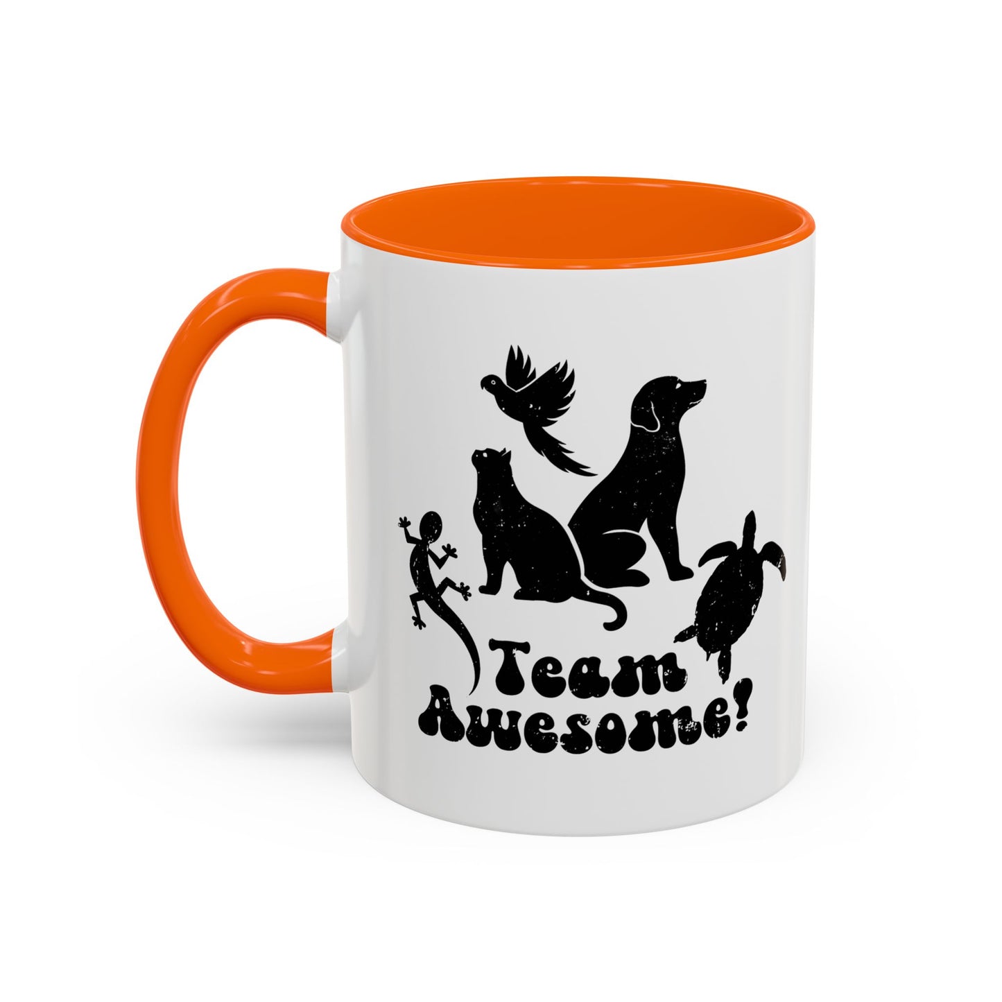 11oz/15oz Animal Lover Lizard Cat Bird Dog Turtle Team Awesome Coffee Mug