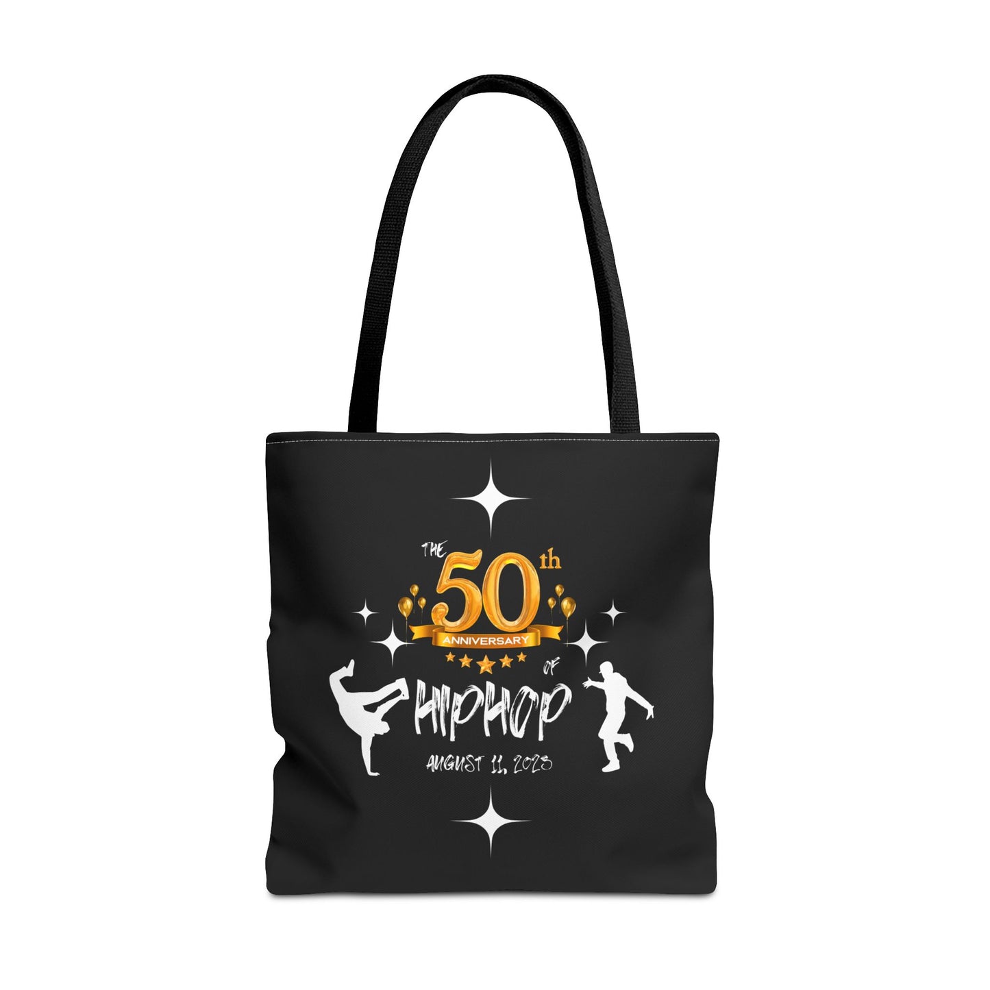 Unisex 50th Anniversary of HipHop August 11, 2023 Commemorative Tote Bag HipHop Anniversary Tote Music Fan Tote Bag Gift For DJ Music Lover