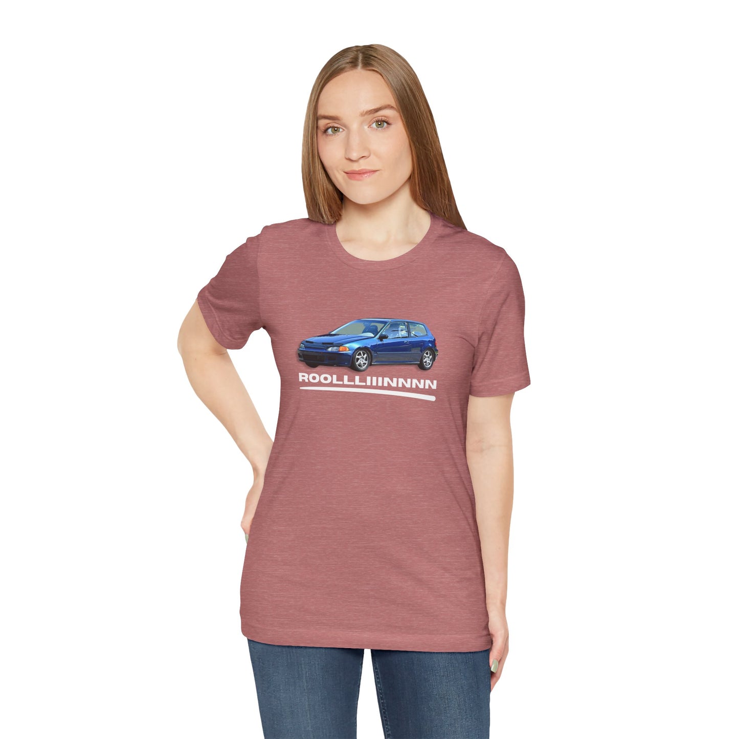 Unisex Jersey Short Sleeve Rolllllin Civic Hatchback Appreciation T-Shirt