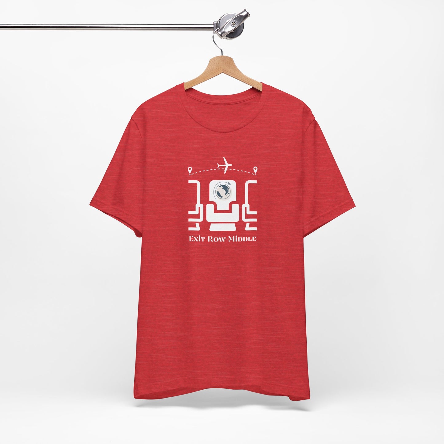 Unisex Jersey Short Sleeve Exit Row Middle Travel T-Shirt