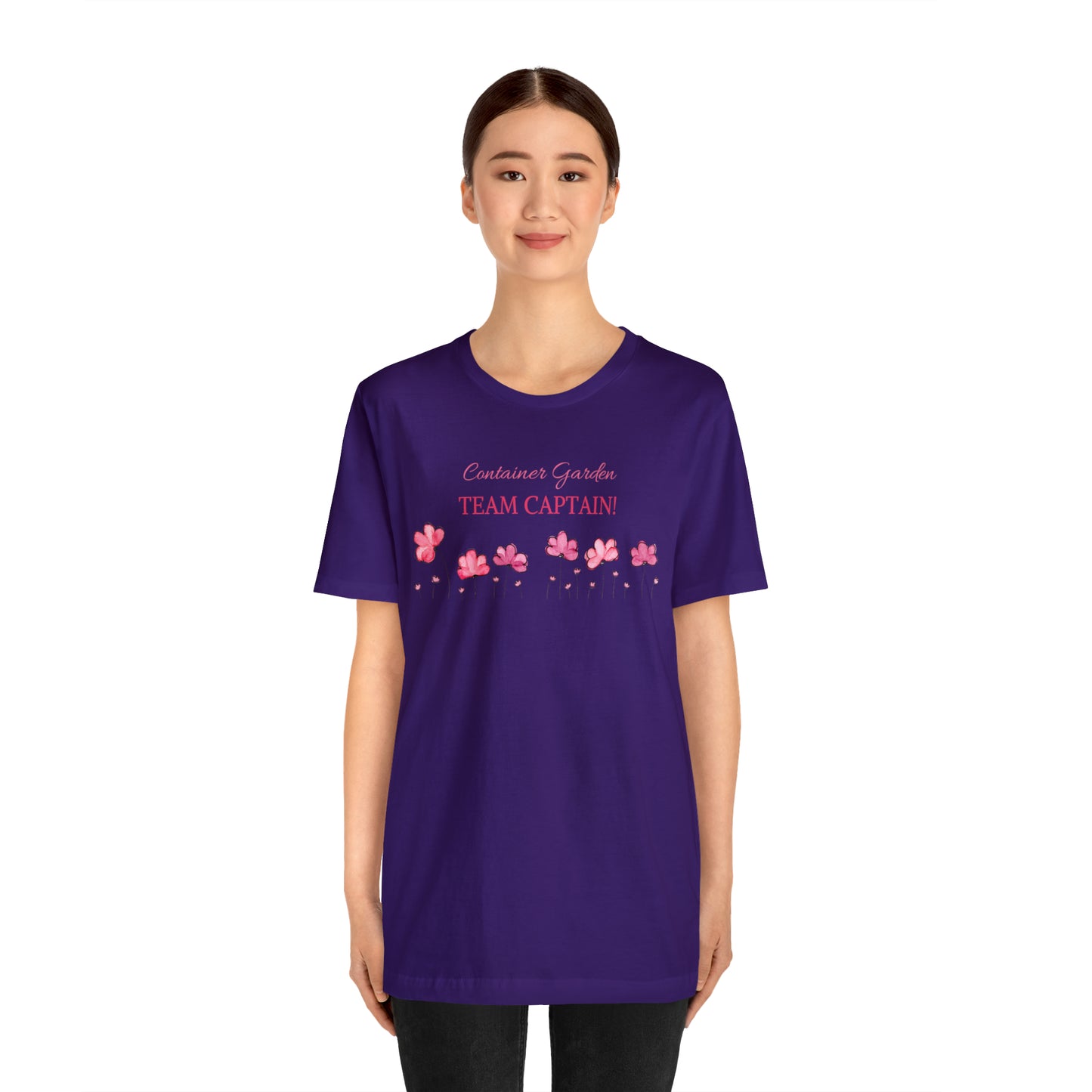 Unisex Gardening Shirt, Container Garden Team Captain T-Shirt