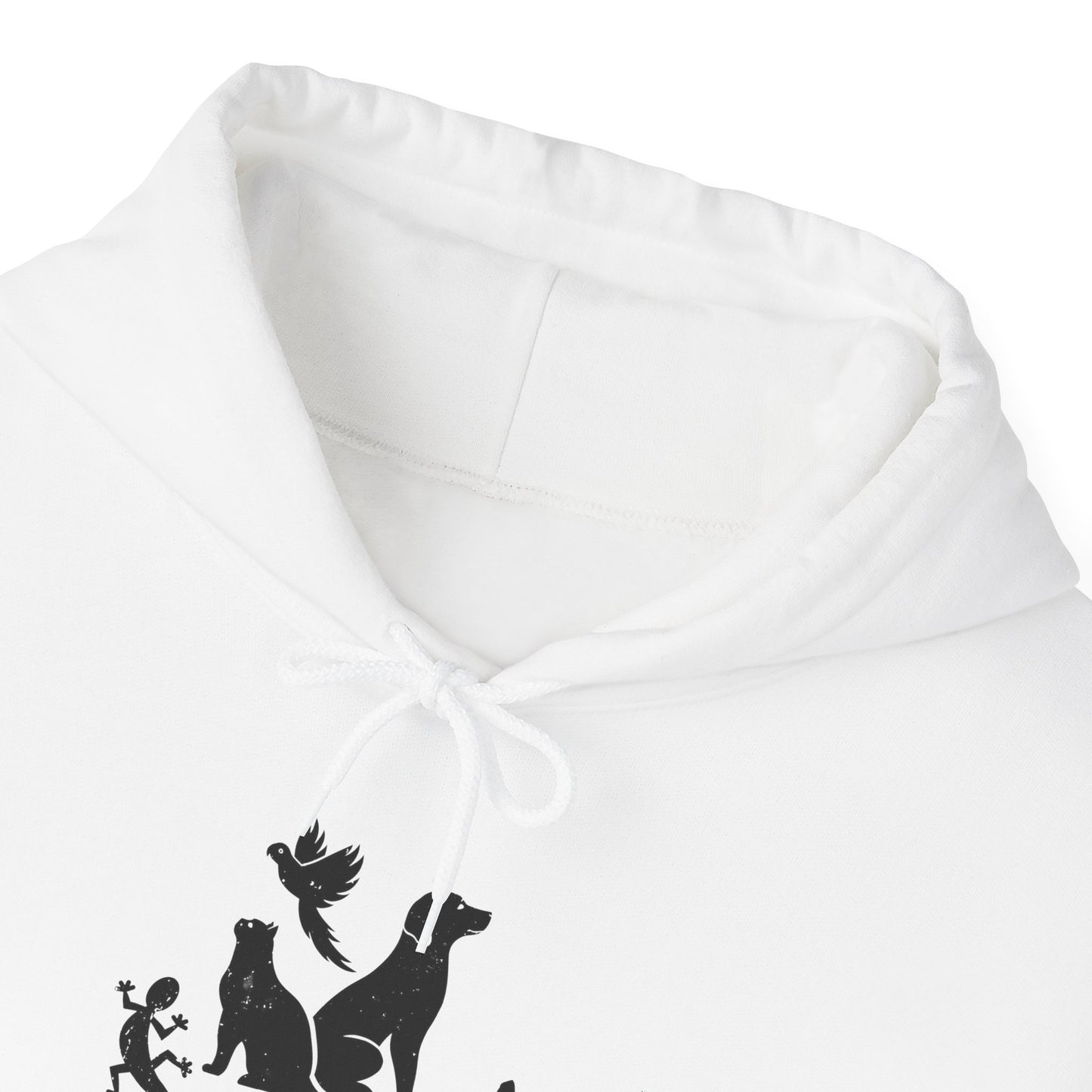 Unisex Animal Lover Lizard Cat Bird Dog Turtle Team Awesome Hooded Sweatshirt