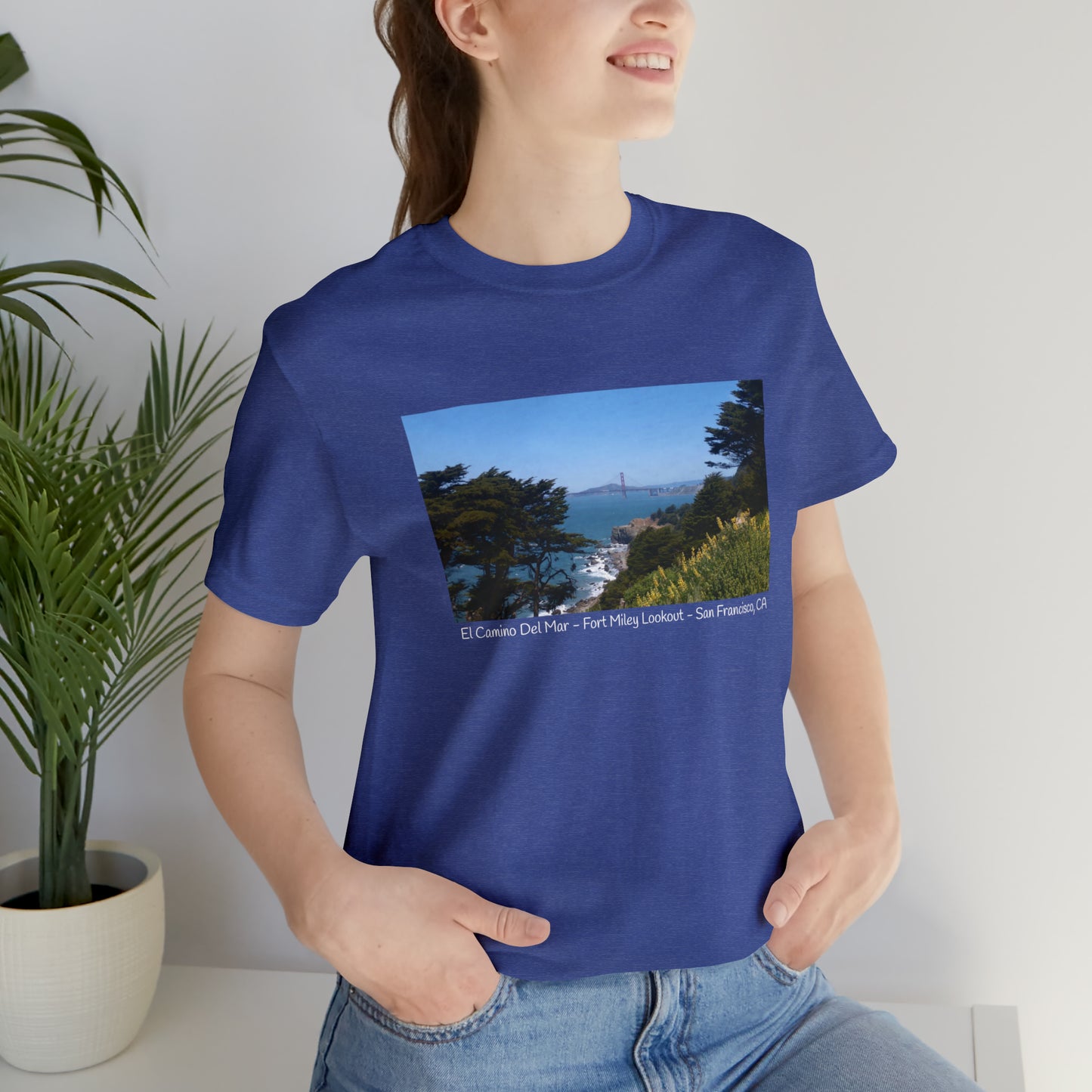 Unisex Jersey Short Sleeve El Camino Del Mar, San Francisco, California