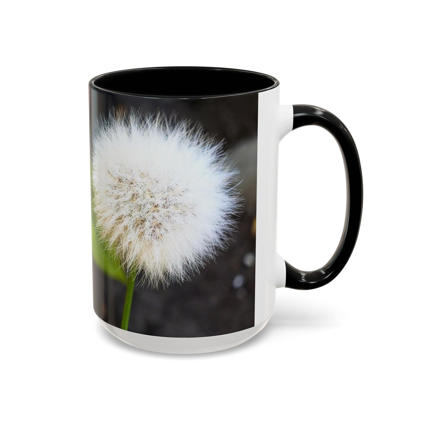 11oz/15oz Garden Themed Dandelion Flower Coffee Mug