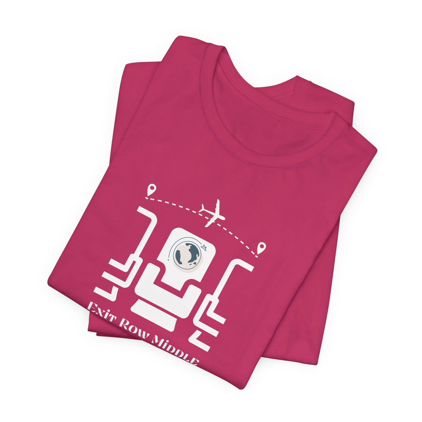 Unisex Jersey Short Sleeve Exit Row Middle Travel T-Shirt