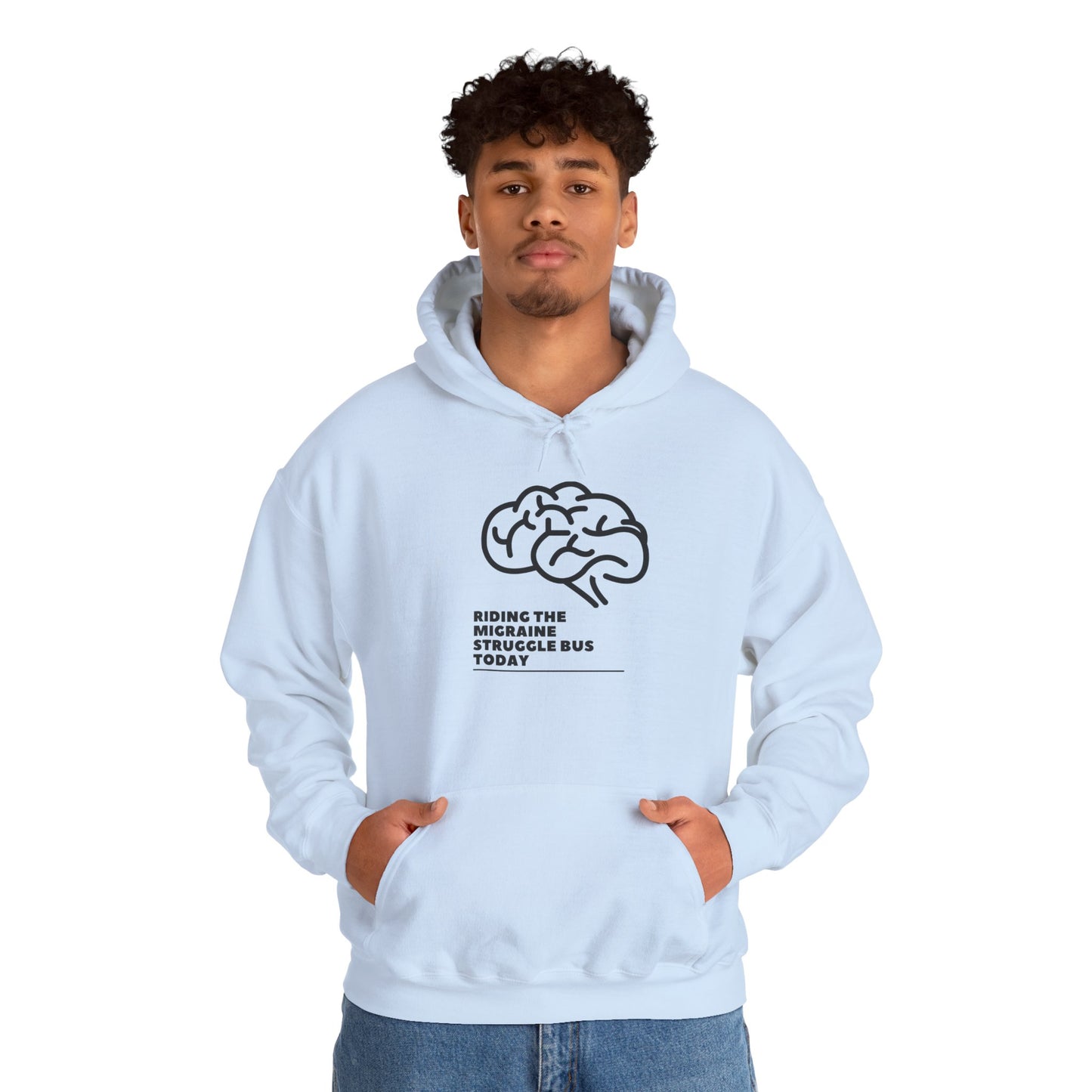 Migraine Day Invisible Illness Warrior Hooded Sweatshirt