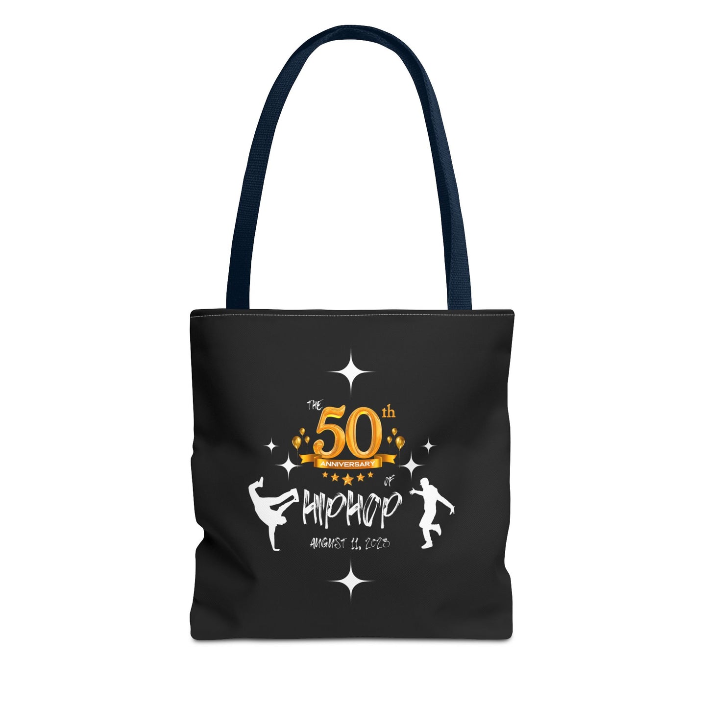 Unisex 50th Anniversary of HipHop August 11, 2023 Commemorative Tote Bag HipHop Anniversary Tote Music Fan Tote Bag Gift For DJ Music Lover