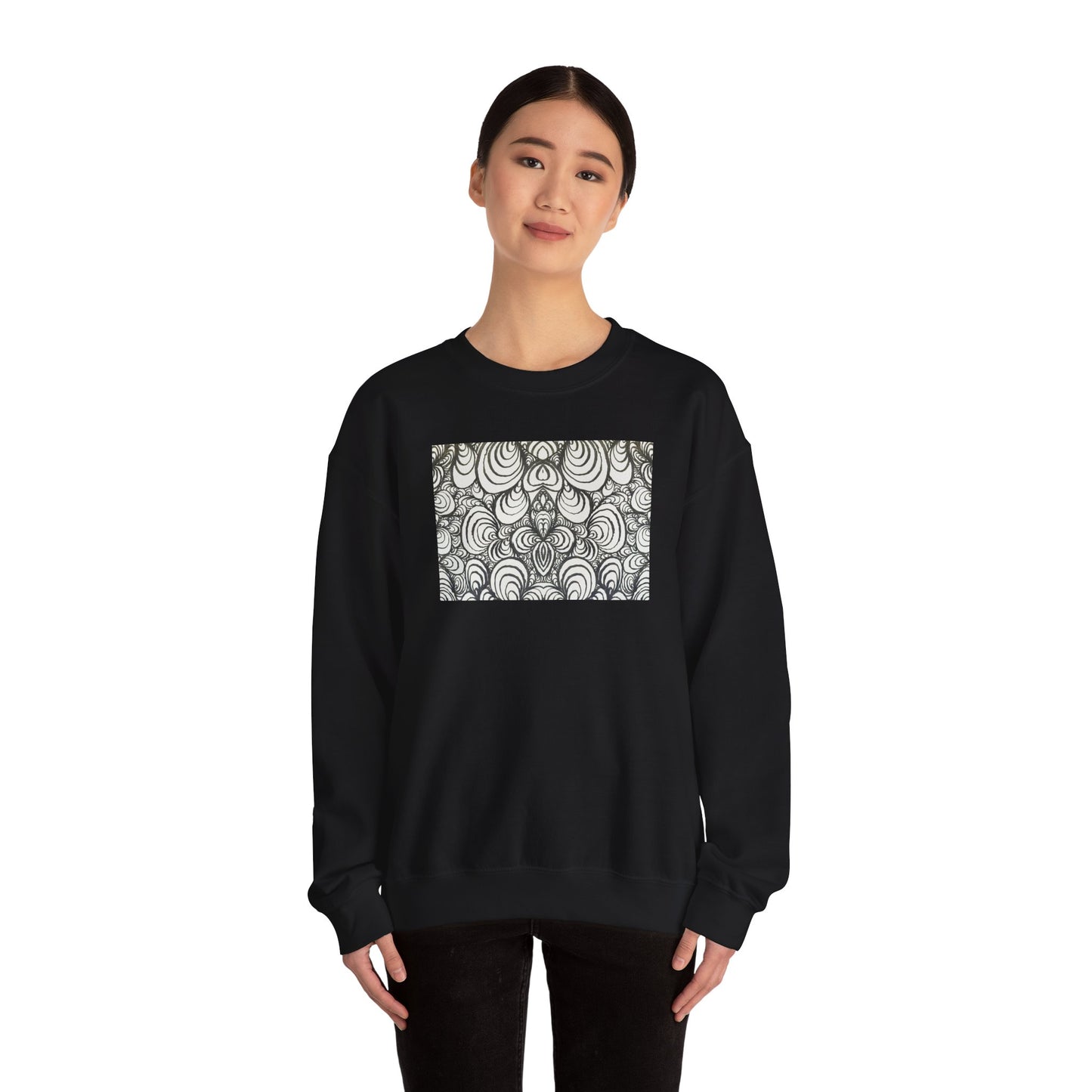Unisex Original Line Art Sweatshirt - Puzzle Panels 1