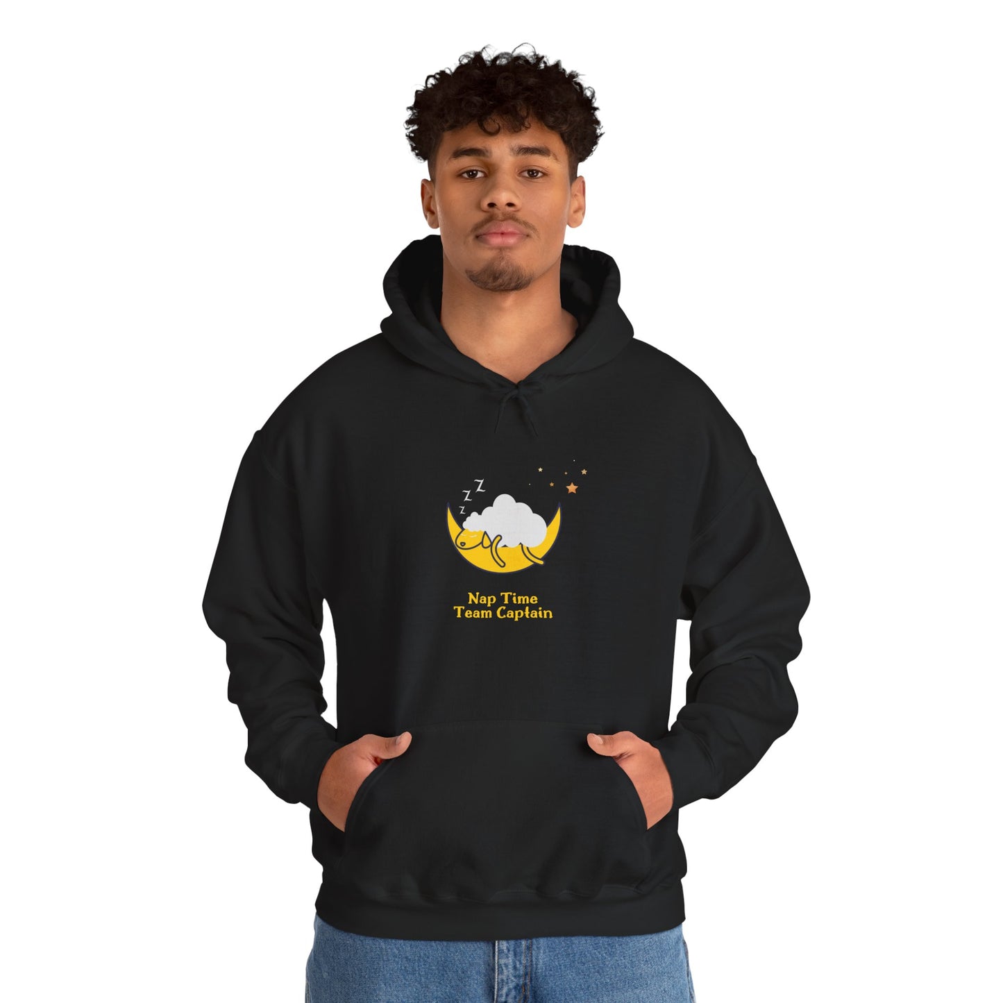 Unisex Heavy Blend™ Nap Time Team Captain Hooded Sweatshirt