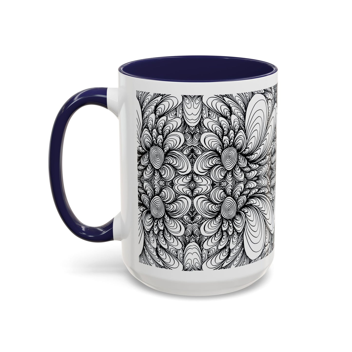 11oz/15oz Original Line Art Mug - Blooms