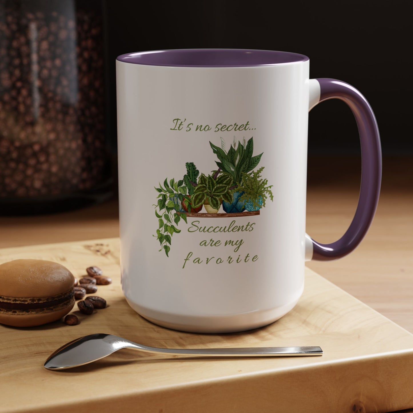 11oz/15oz Garden Themed Succulent Plant Parent Container Gardener Succulents Are My Favorite Coffee Mug