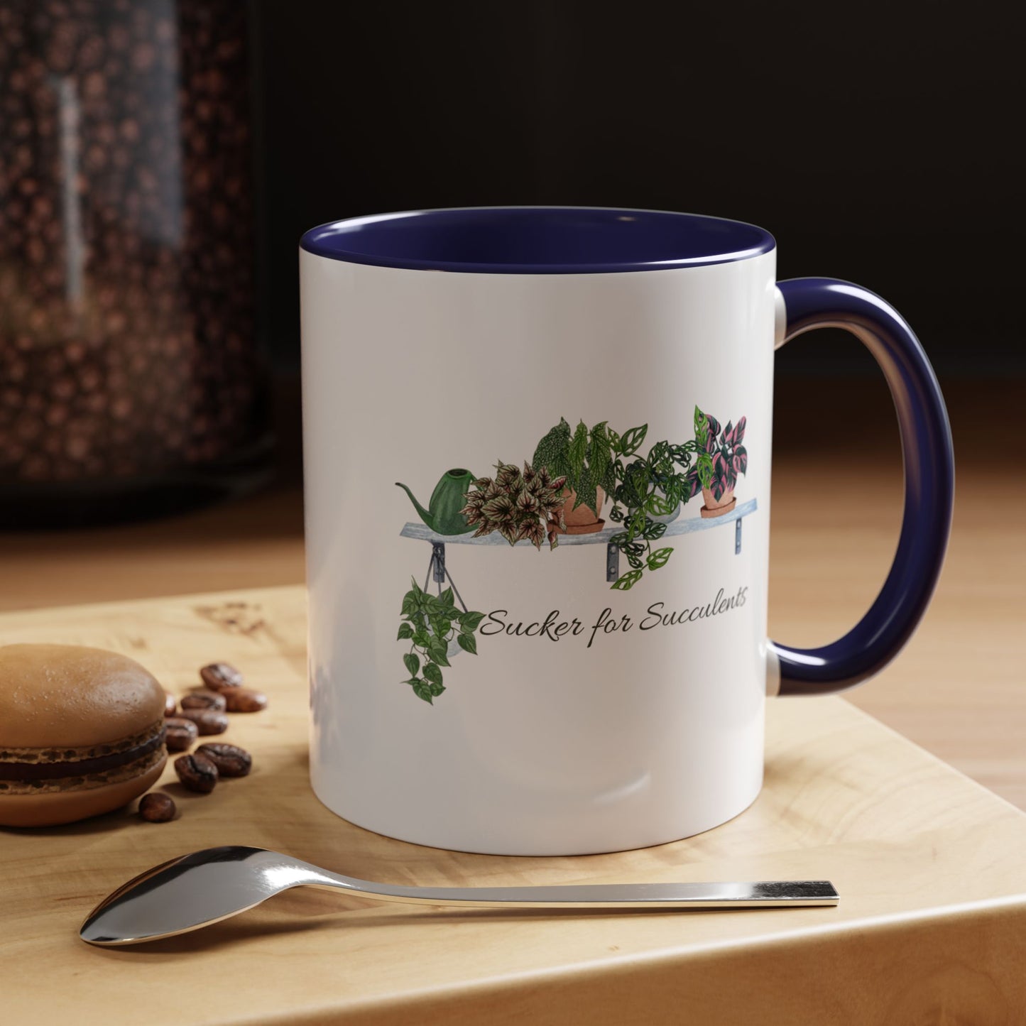 11oz/15oz Garden Themed Coffee Mug Sucker for Succulents