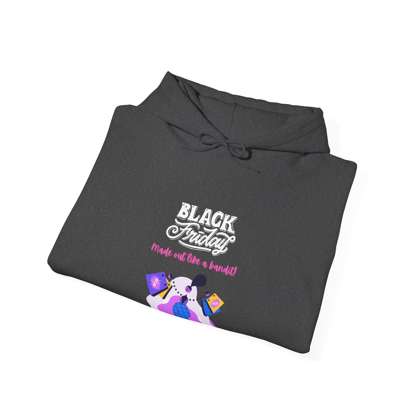 Unisex Black Friday Christmas Shopping Hooded Sweatshirt