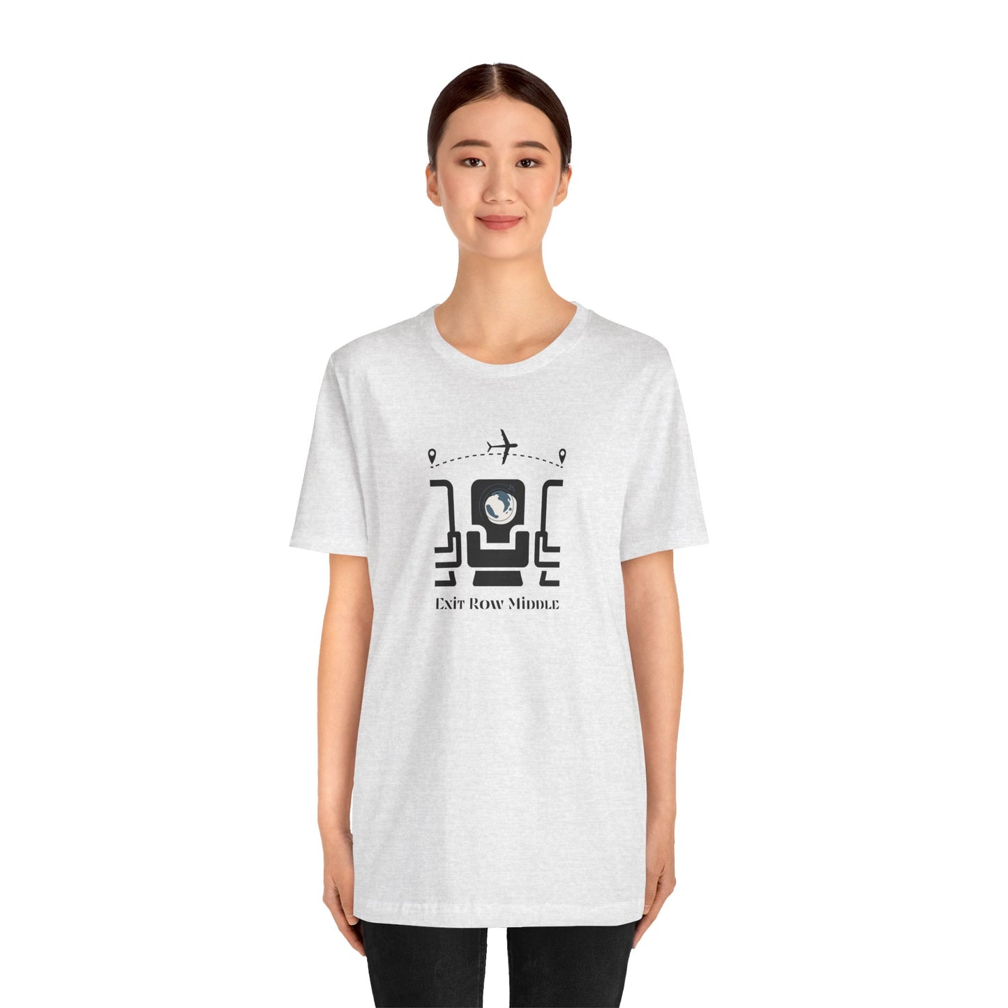 Unisex Jersey Short Sleeve Exit Row Middle Travel T-Shirt