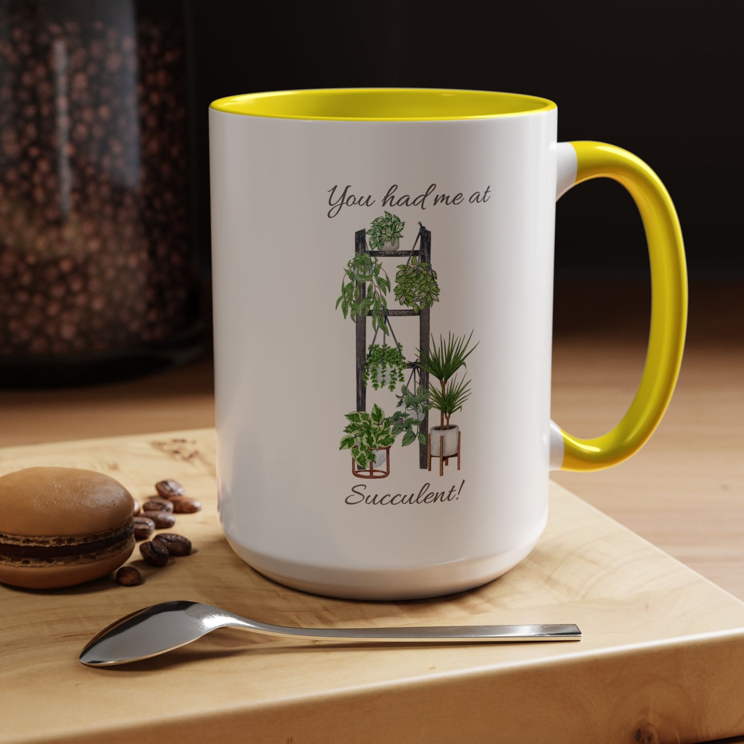11oz/15oz Garden Themed Succulent Container Garden Plant Parent Coffee Mug