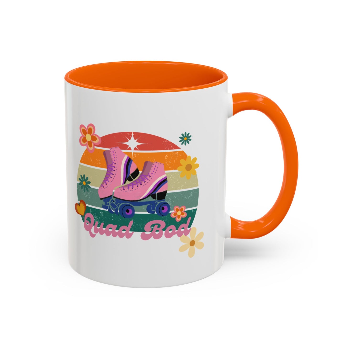 11oz/15oz Retro Vibes Roller Skate Quad Bod Coffee Mug