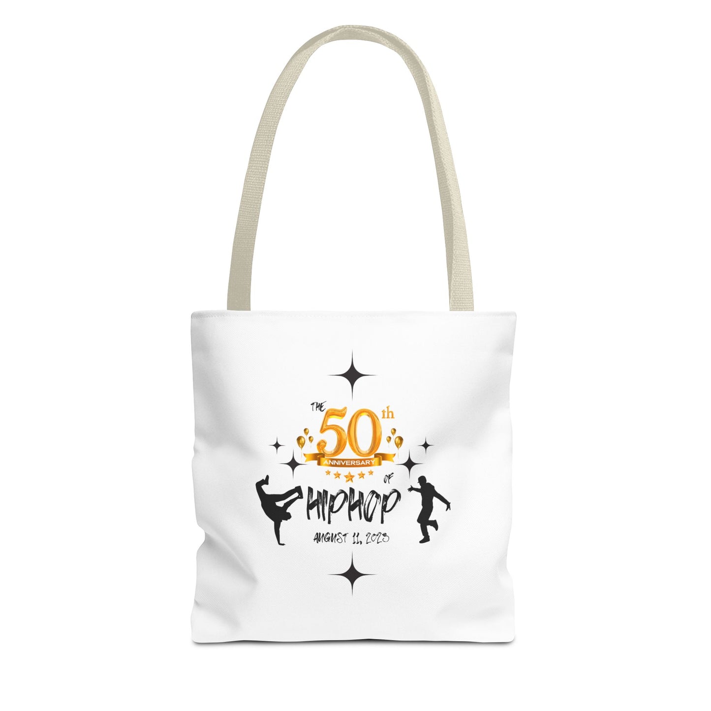 Unisex 50th Anniversary of HipHop August 11, 2023 Commemorative Tote Bag HipHop Anniversary Tote Music Fan Tote Bag Gift For DJ Music Lover