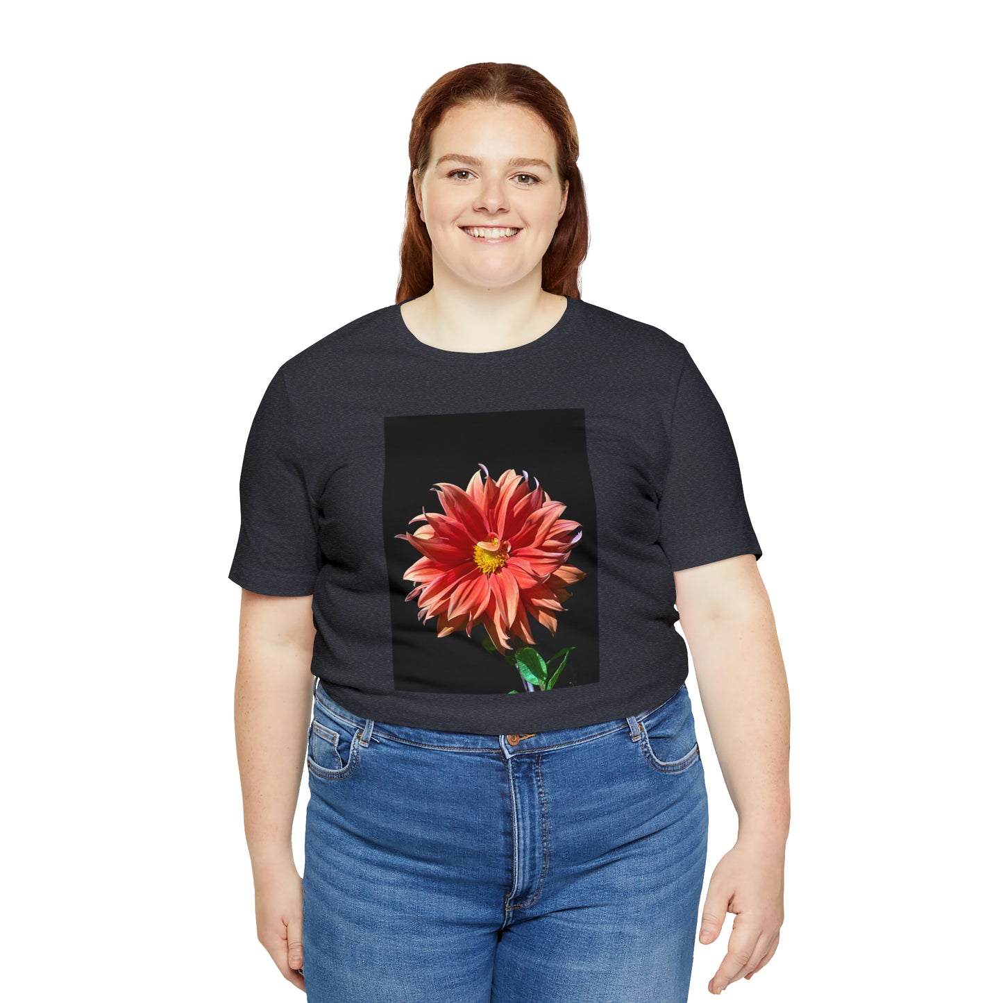 Unisex Jersey Short Sleeve Dahlia Flower T-Shirt