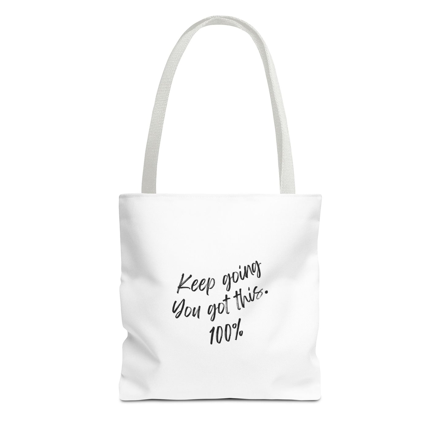 Unisex Positive Motivational Words of Encouragement Mental Health Awareness Reusable Tote Bag