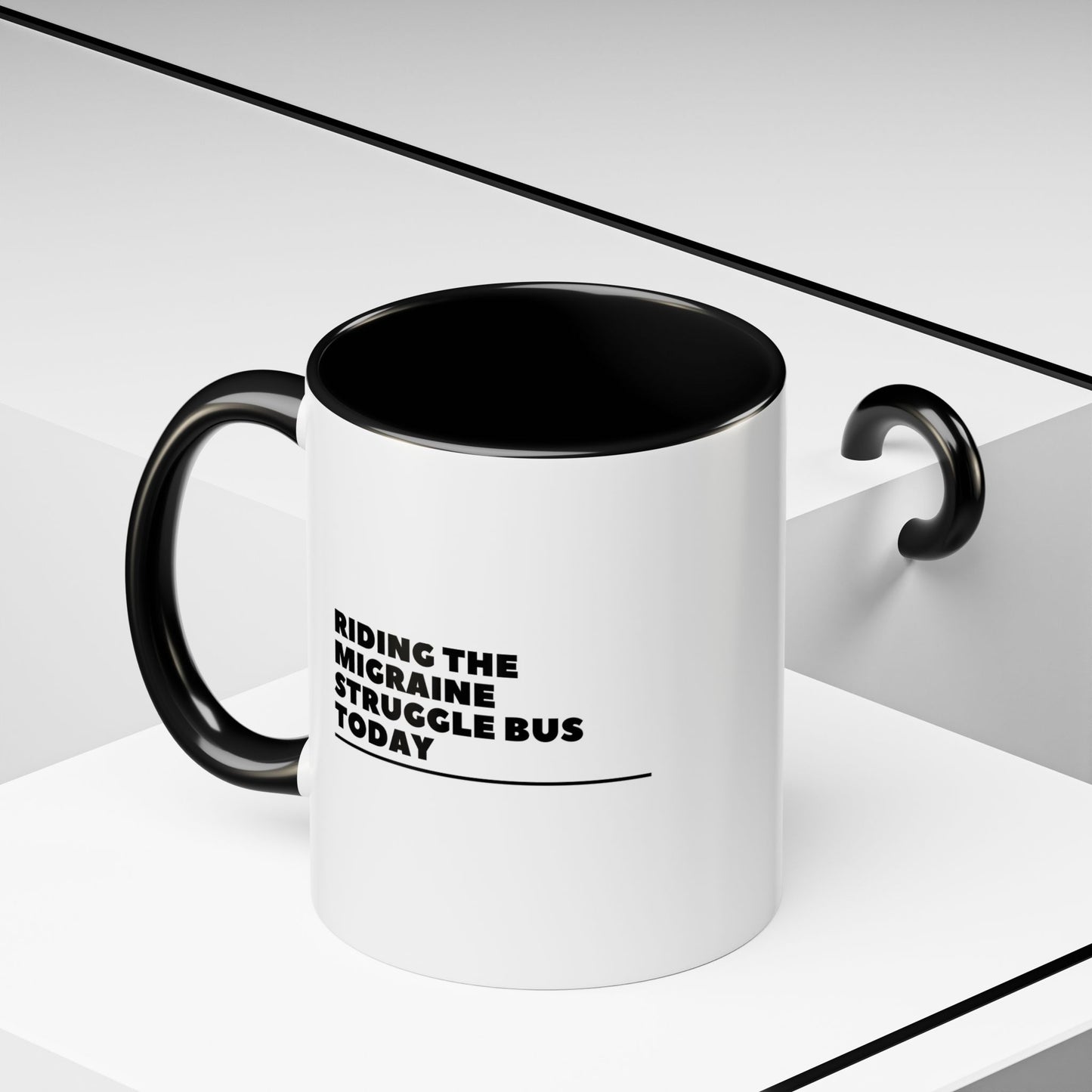11oz/15oz Migraine Day Invisible Illness Warrior Riding The Migraine Struggle Bus Coffee Mug