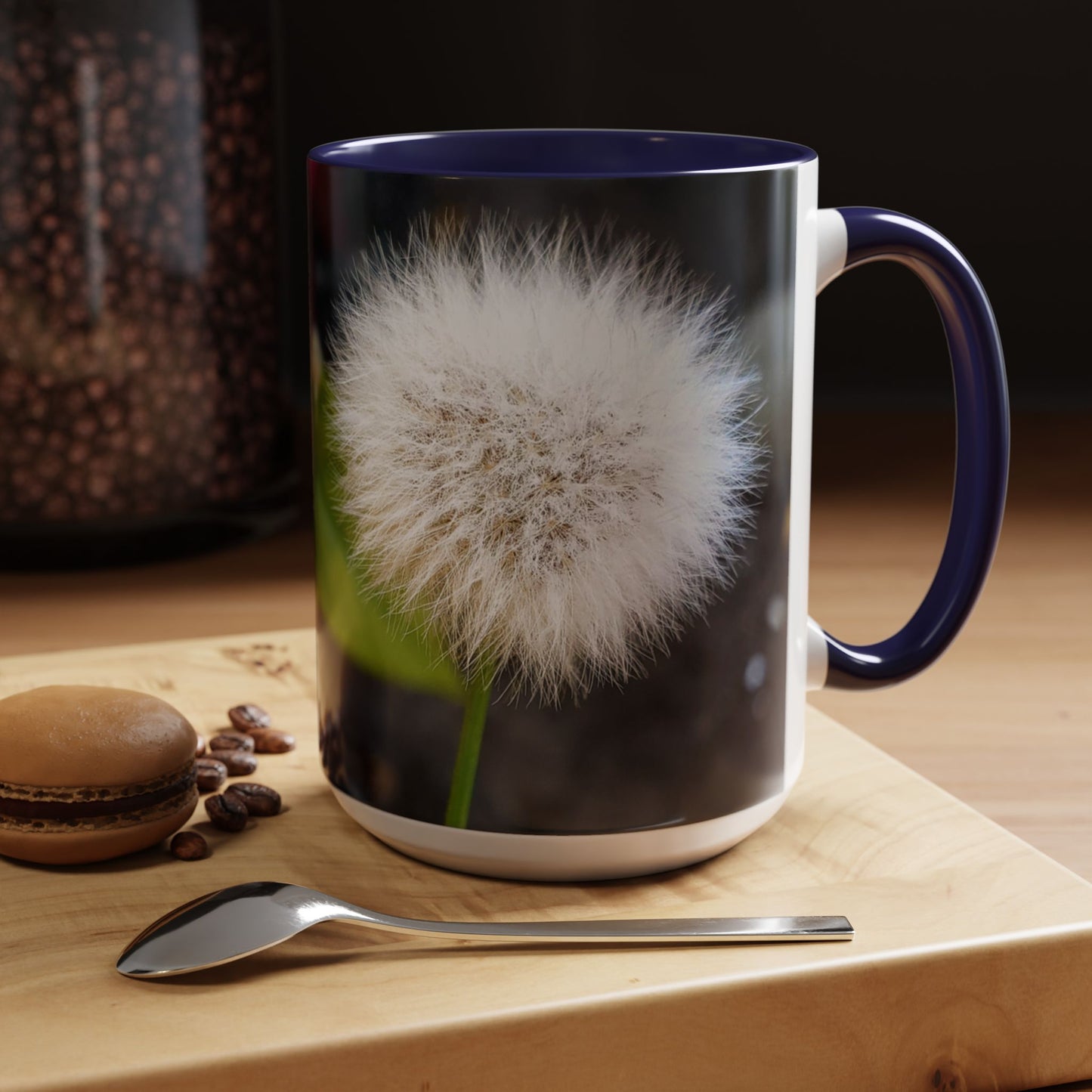 11oz/15oz Garden Themed Dandelion Flower Coffee Mug