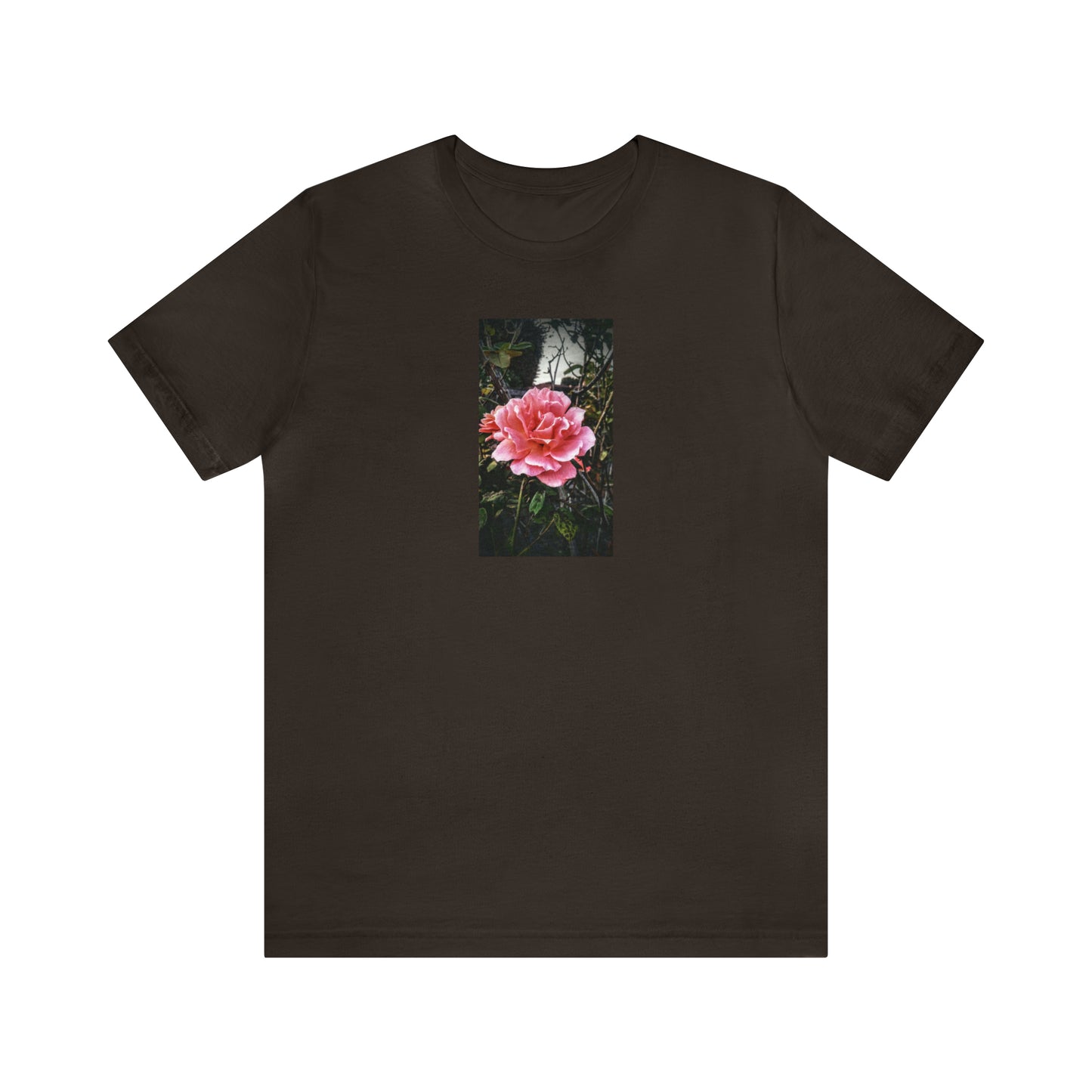 Unisex Gardening Shirt Double Delight Rose Print
