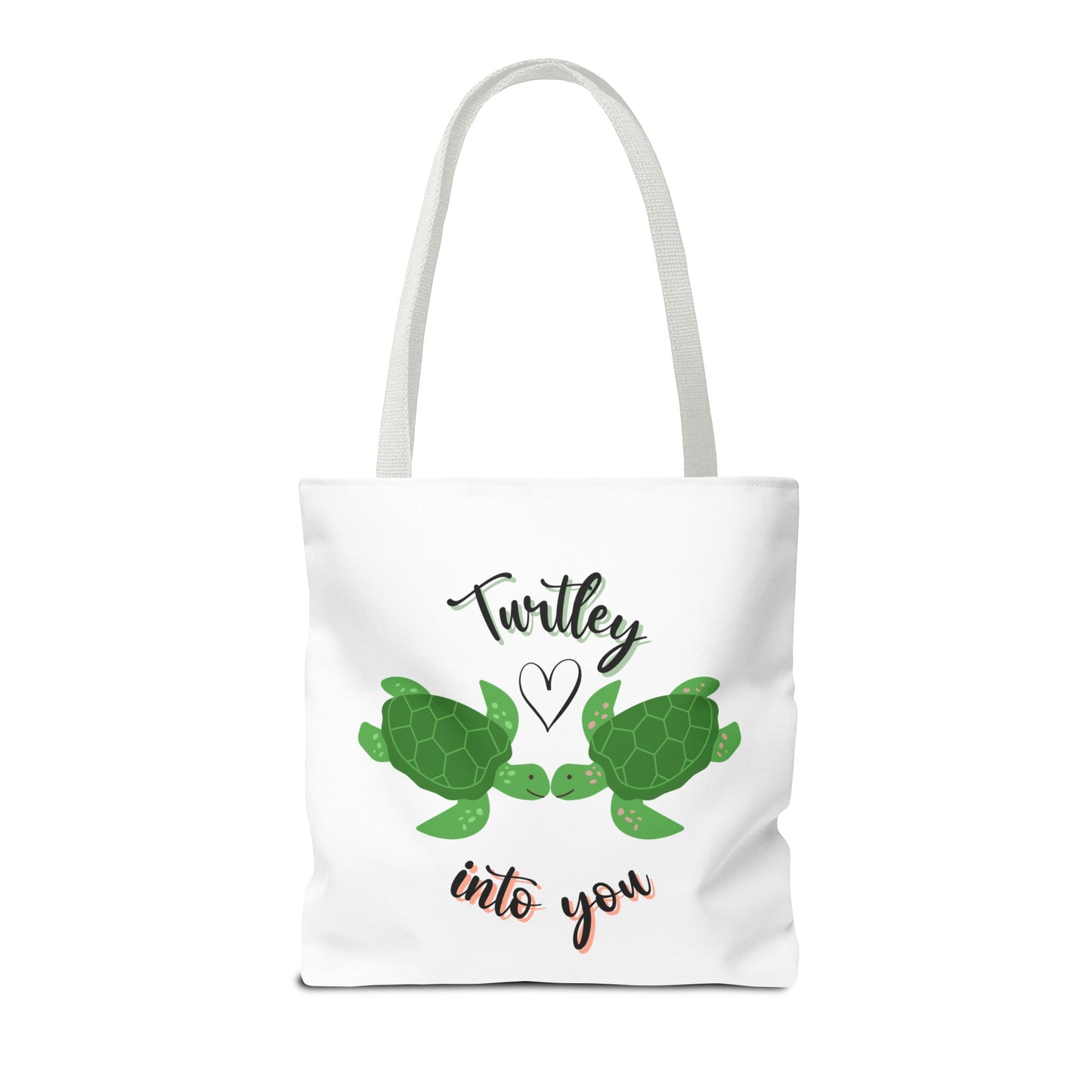 Unisex Cute Turtle Lover Turtley Into You Tote Bag