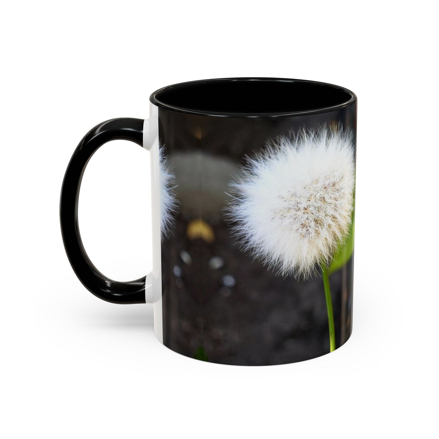 11oz/15oz Garden Themed Dandelion Flower Coffee Mug