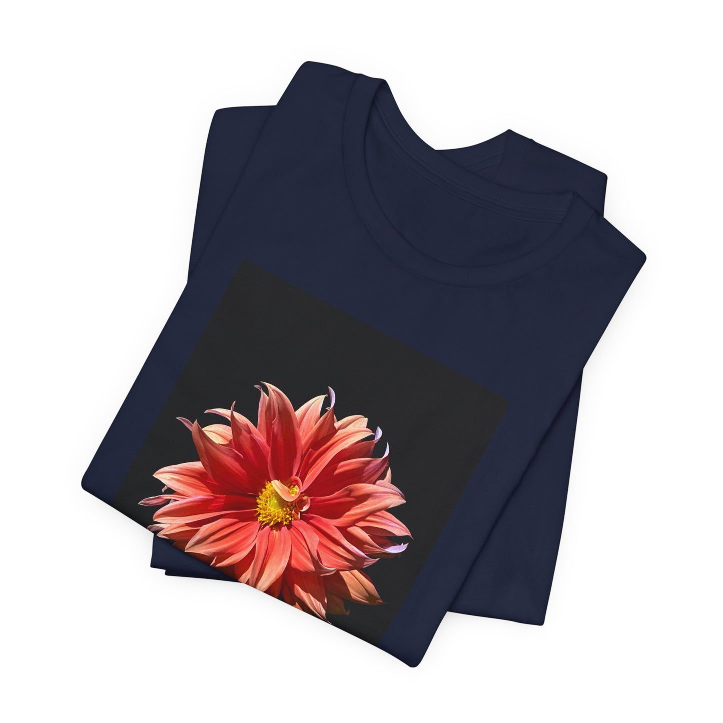 Unisex Jersey Short Sleeve Dahlia Flower T-Shirt