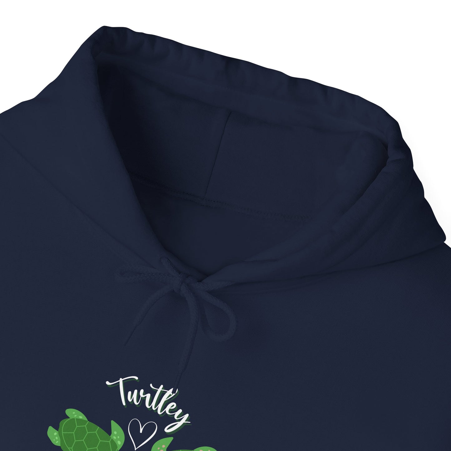 Unisex Cute Turtle Lover Turtley Into You Hooded Sweatshirt