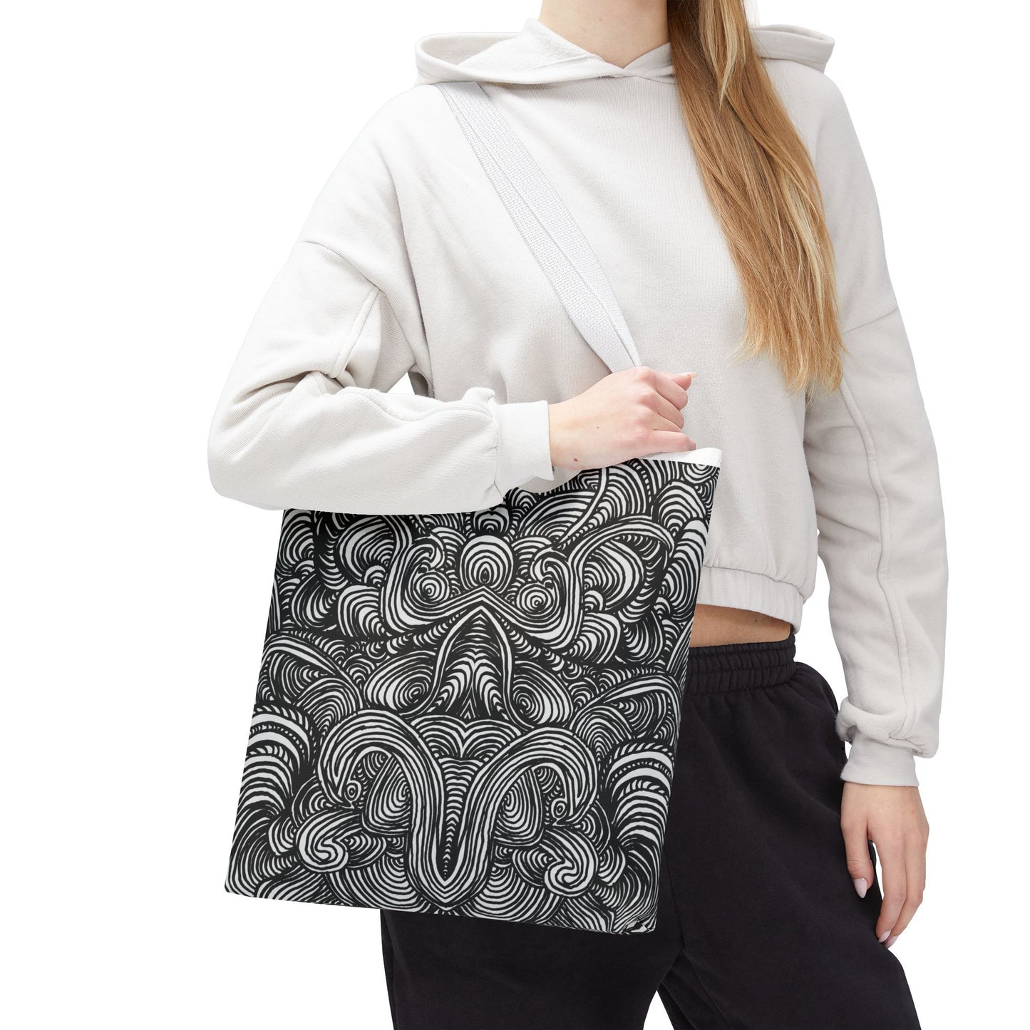 Unisex Original Line Art All Over Print Tote Bag - Mirage