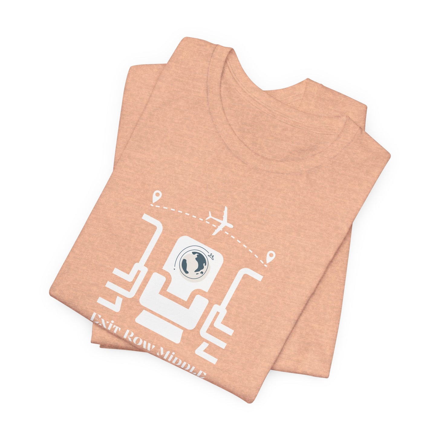 Unisex Jersey Short Sleeve Exit Row Middle Travel T-Shirt
