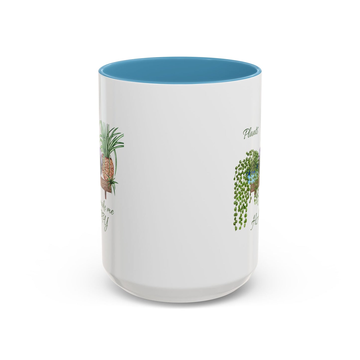 11oz/15oz Garden Themed Plants Make Me Happy Coffee Mug