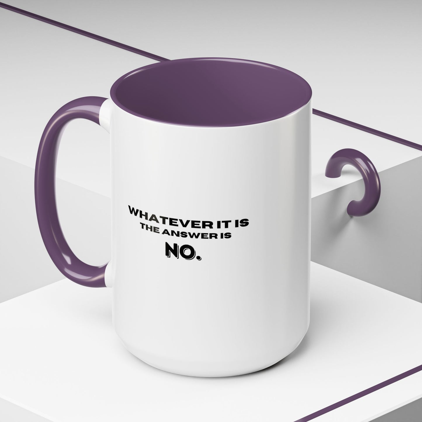 11oz/15oz Self Love Motivational Mental Heath Awareness SAY NO Coffee Mug