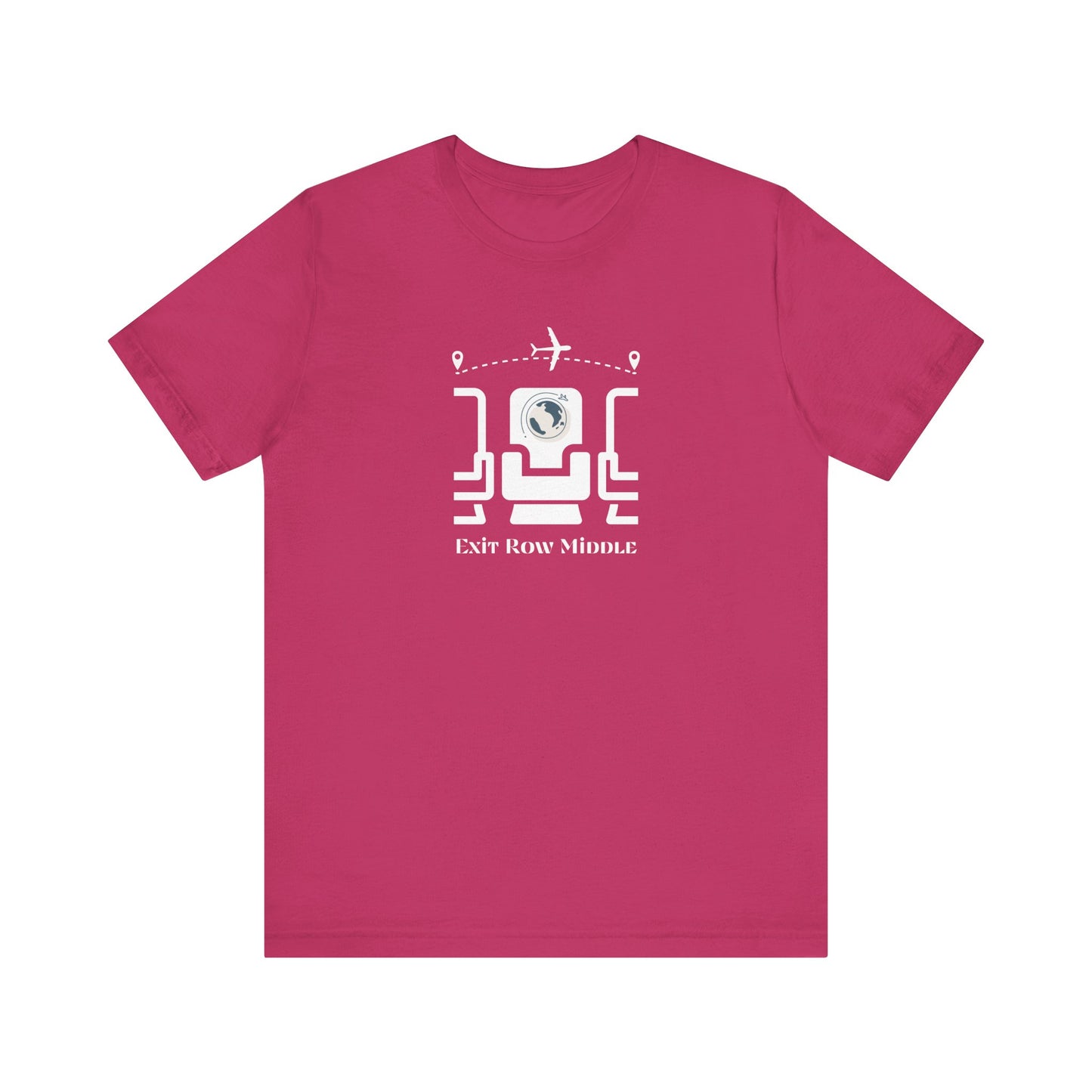 Unisex Jersey Short Sleeve Exit Row Middle Travel T-Shirt