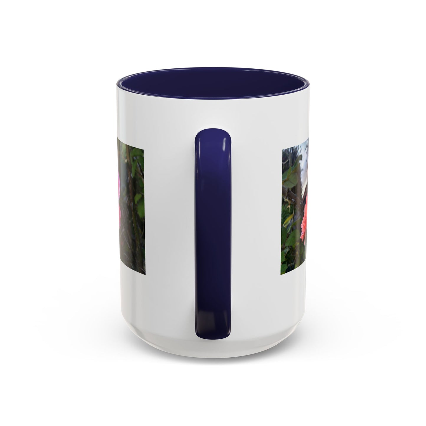 11oz/15oz Garden Themed Double Delight Rose Coffee Mug
