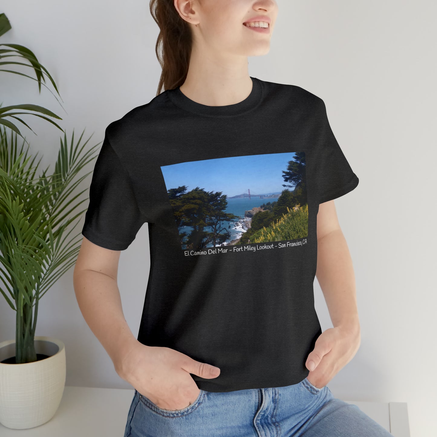 Unisex Jersey Short Sleeve El Camino Del Mar, San Francisco, California