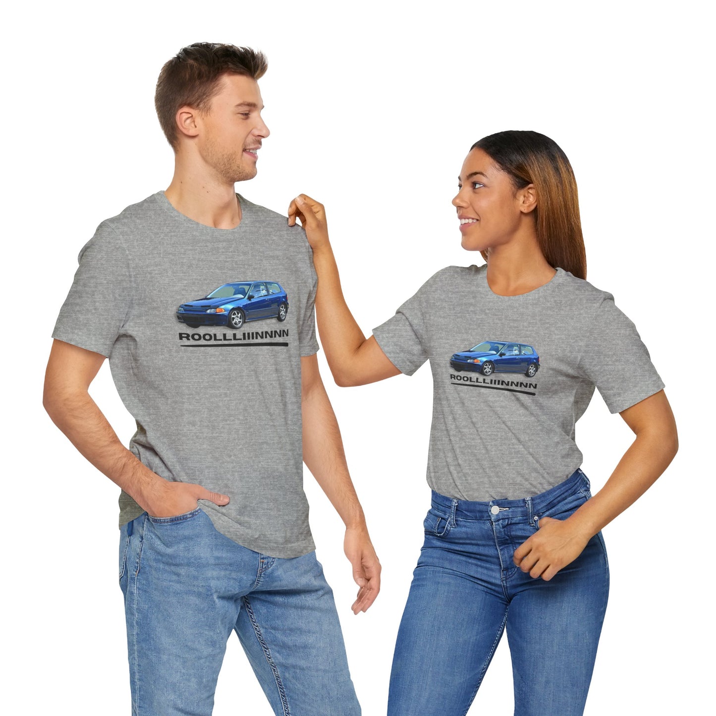 Unisex Jersey Short Sleeve Rolllllin Civic Hatchback Appreciation T-Shirt