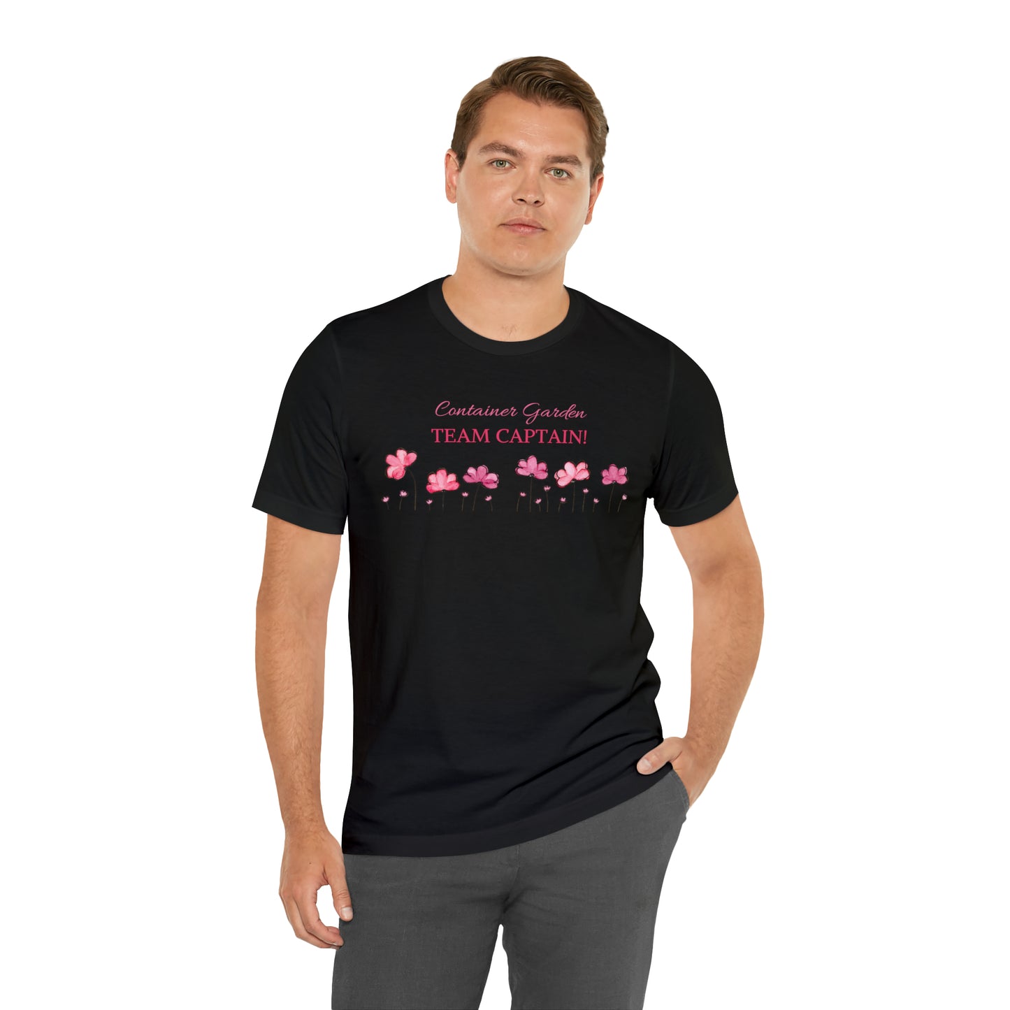 Unisex Gardening Shirt, Container Garden Team Captain T-Shirt