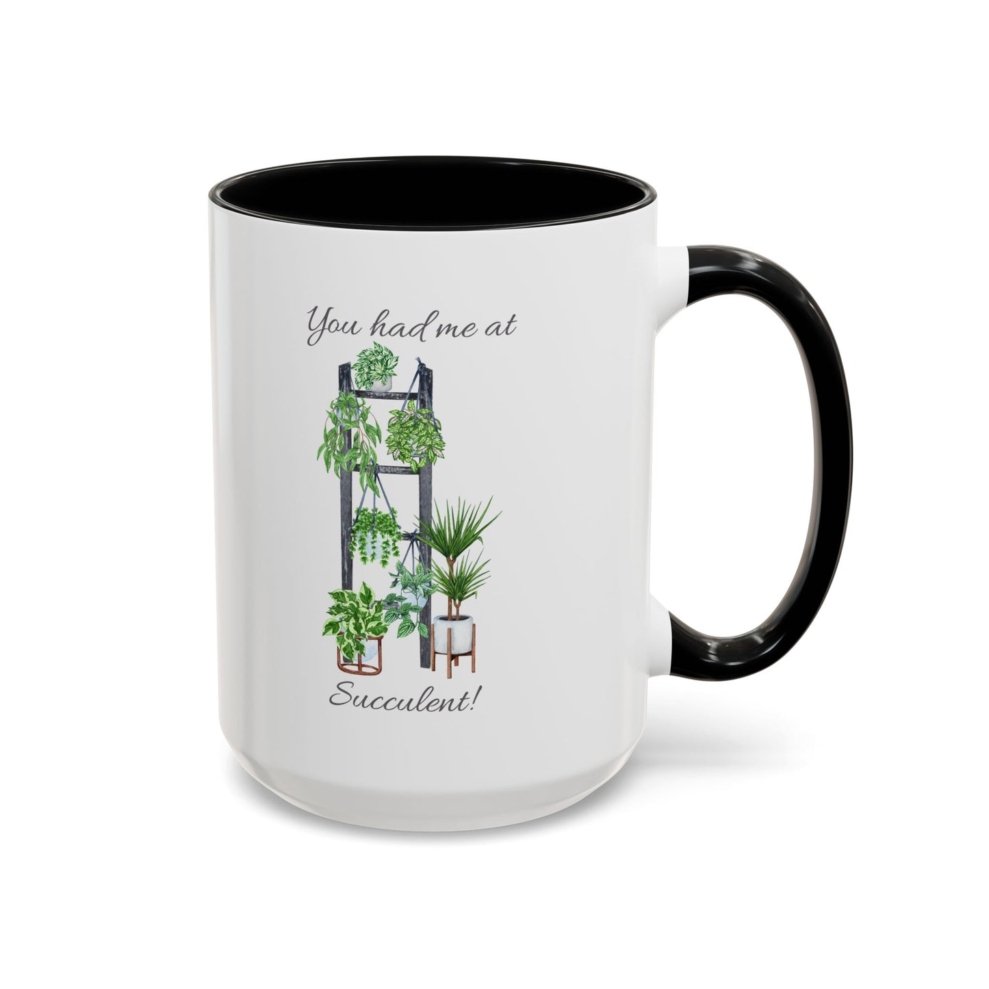 11oz/15oz Garden Themed Succulent Container Garden Plant Parent Coffee Mug