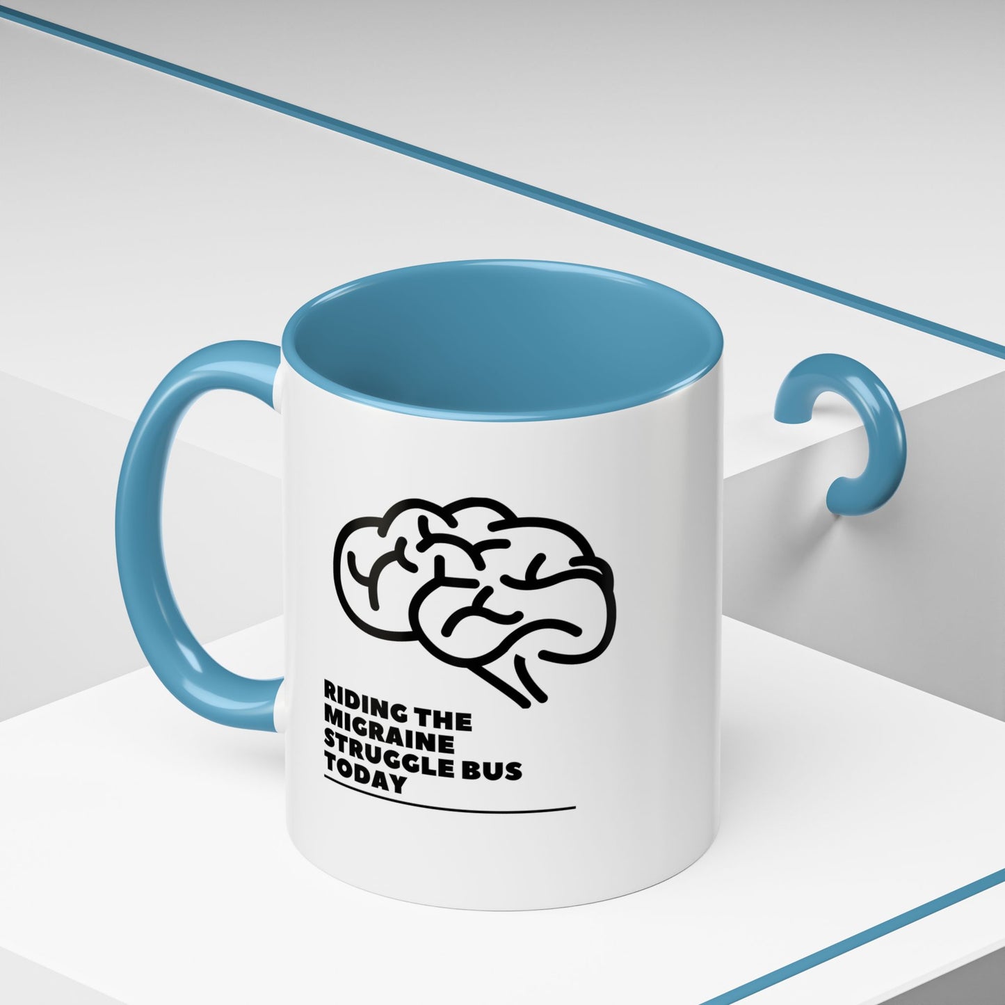 11oz/15oz Migraine Day Invisible Illness Warrior Riding The Migraine Struggle Bus Coffee Mug
